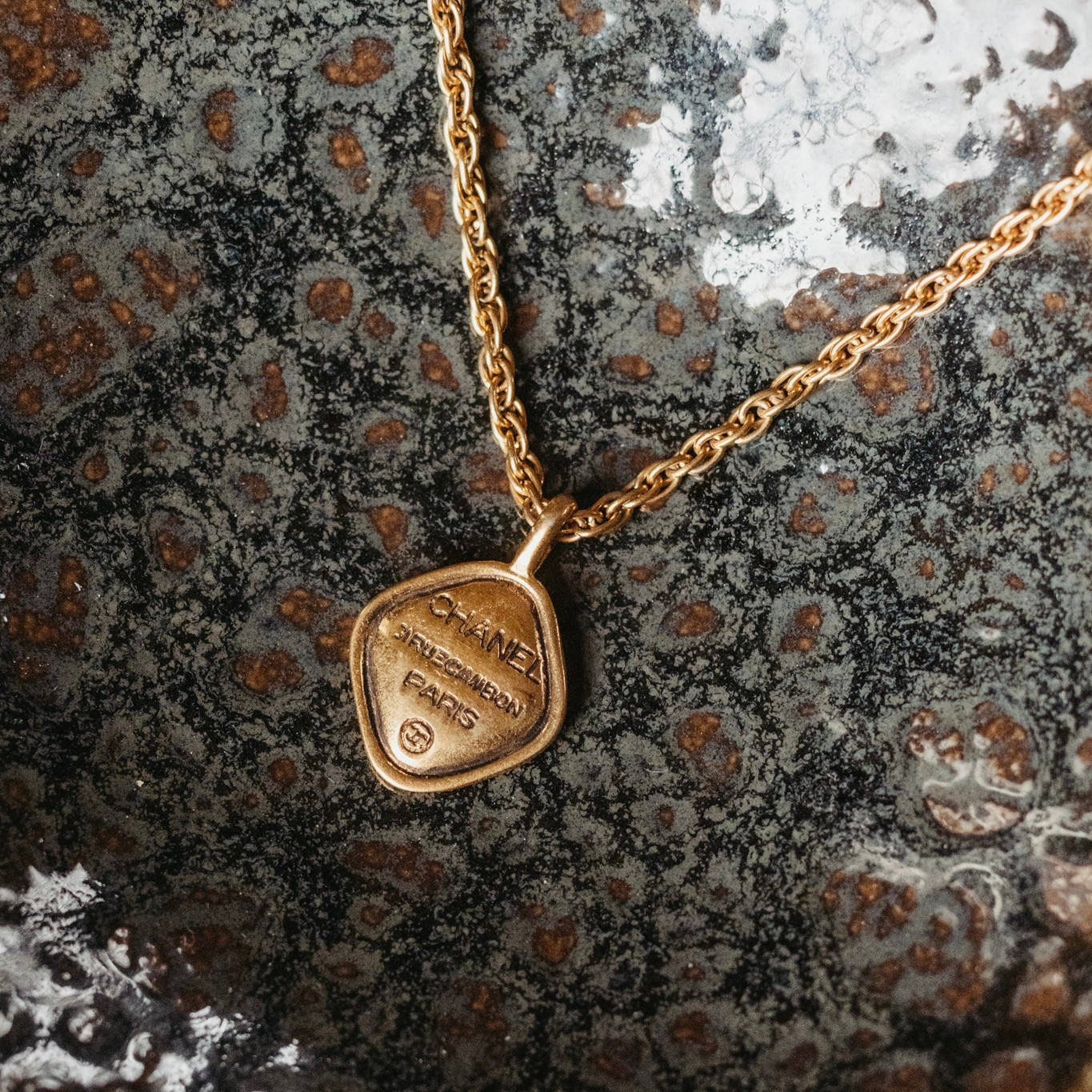 Authentieke Chanel ketting 24k veguld vintage