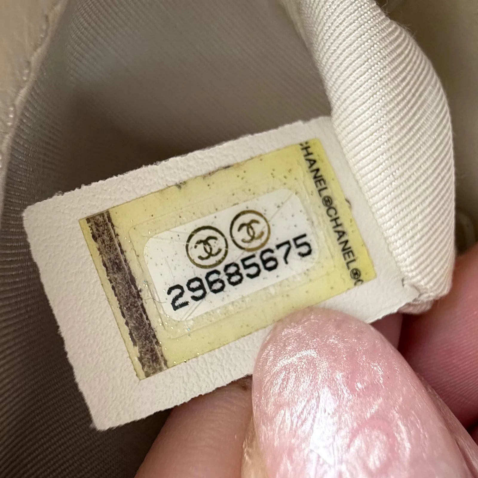 Authentic Chanel bag serial number 2019