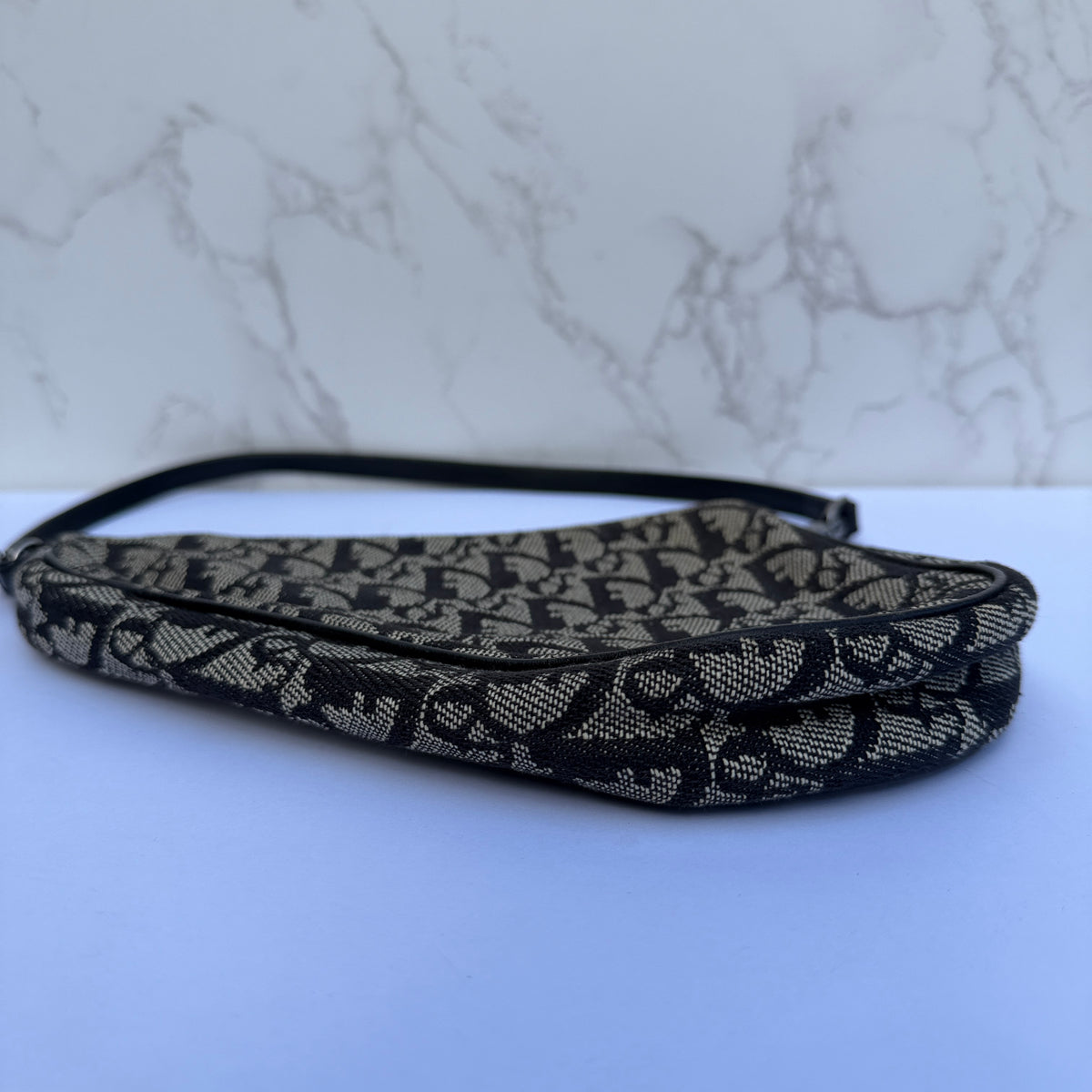 Authentieke Dior Saddle bag mini zwart
