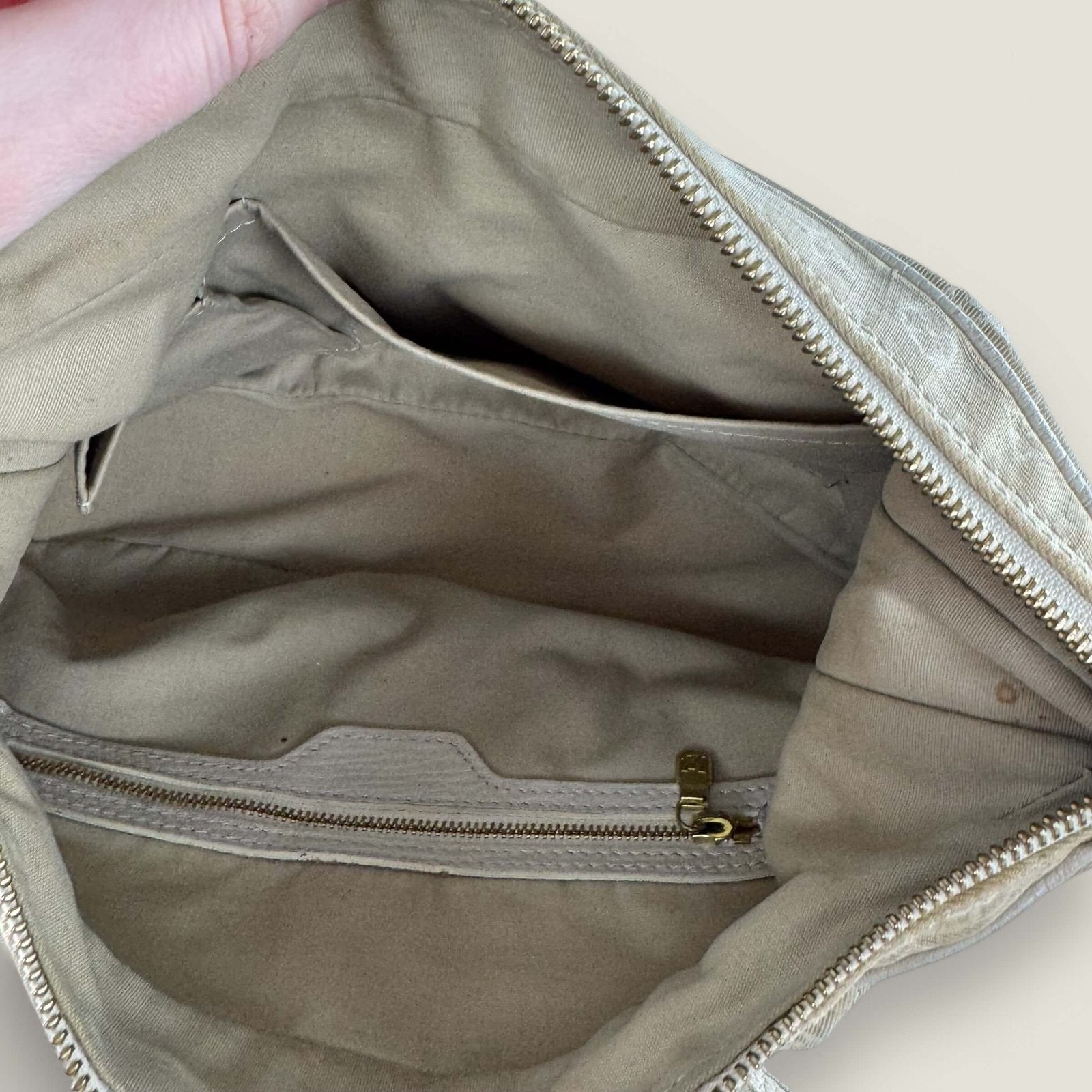 Binnenkant Louis Vuitton tas vintage