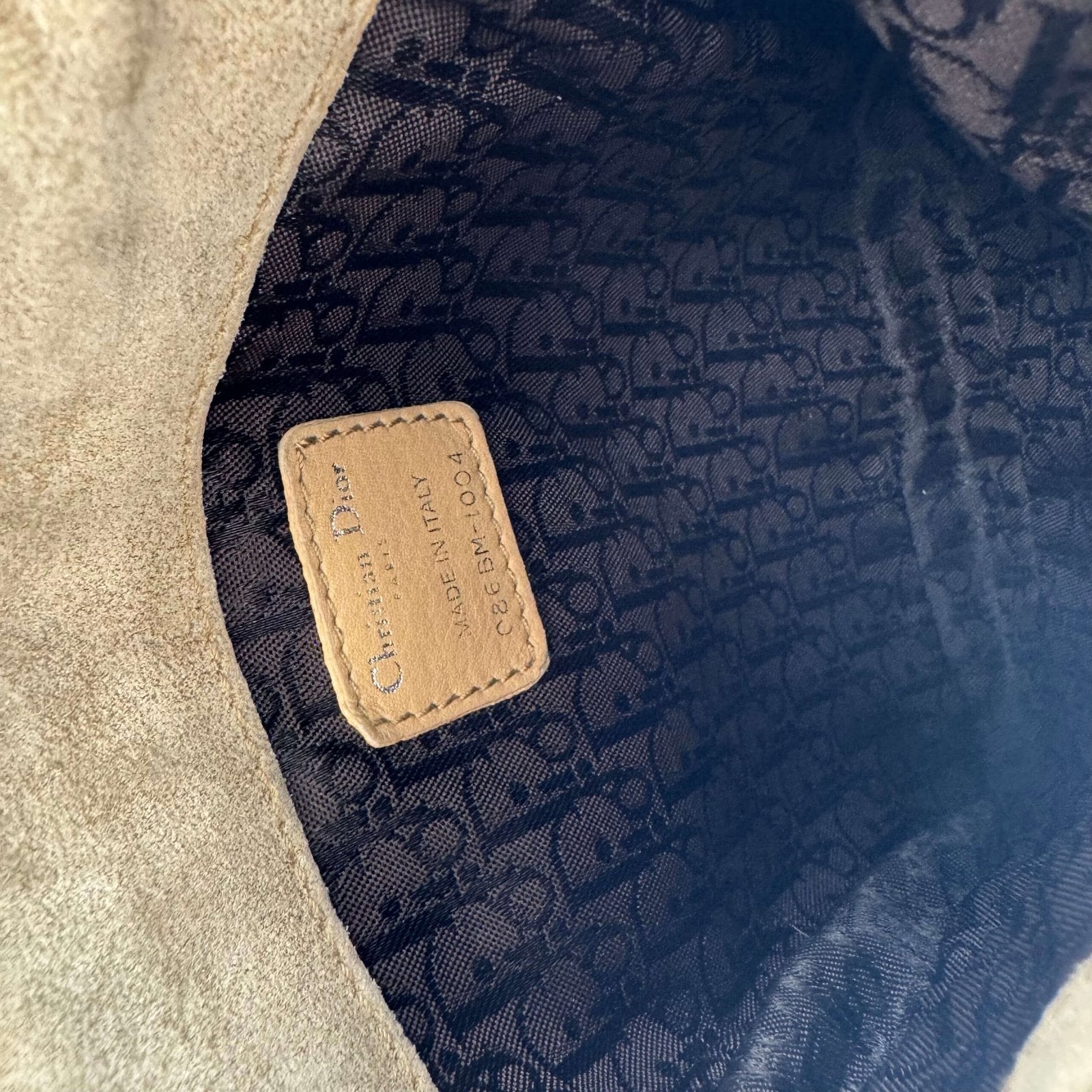 Interior original Christian Dior bag