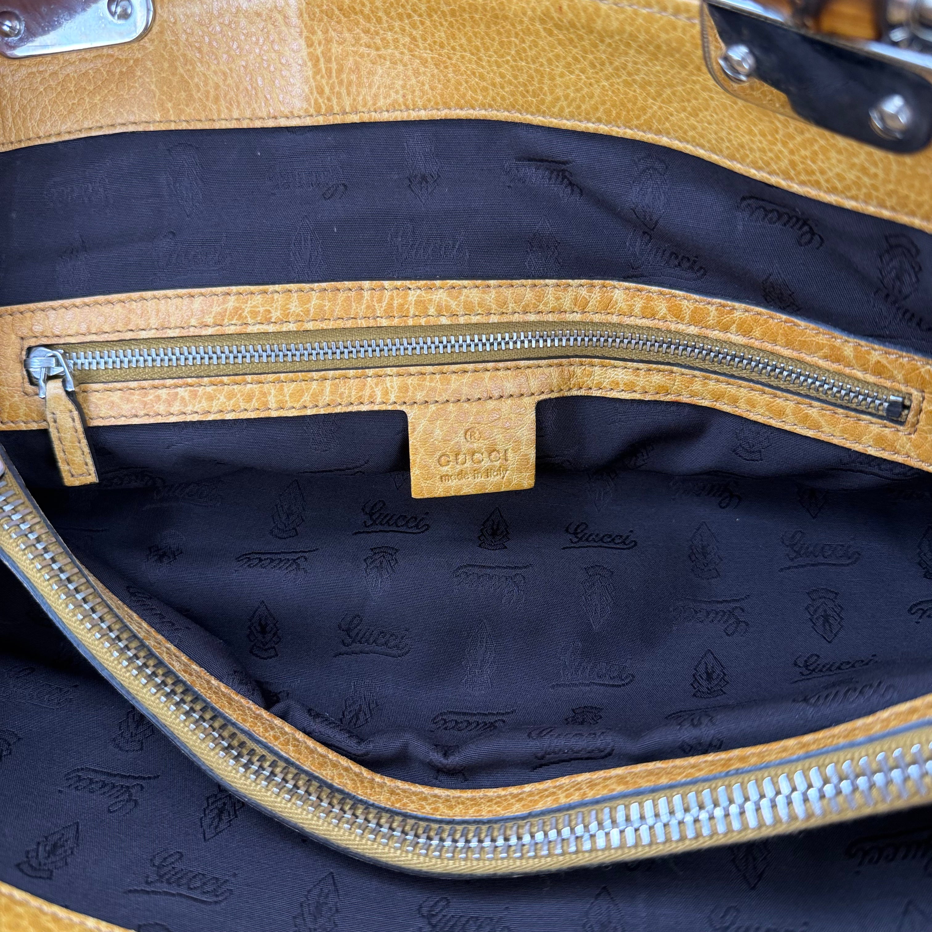 Gucci canvas Bamboo Libeccio