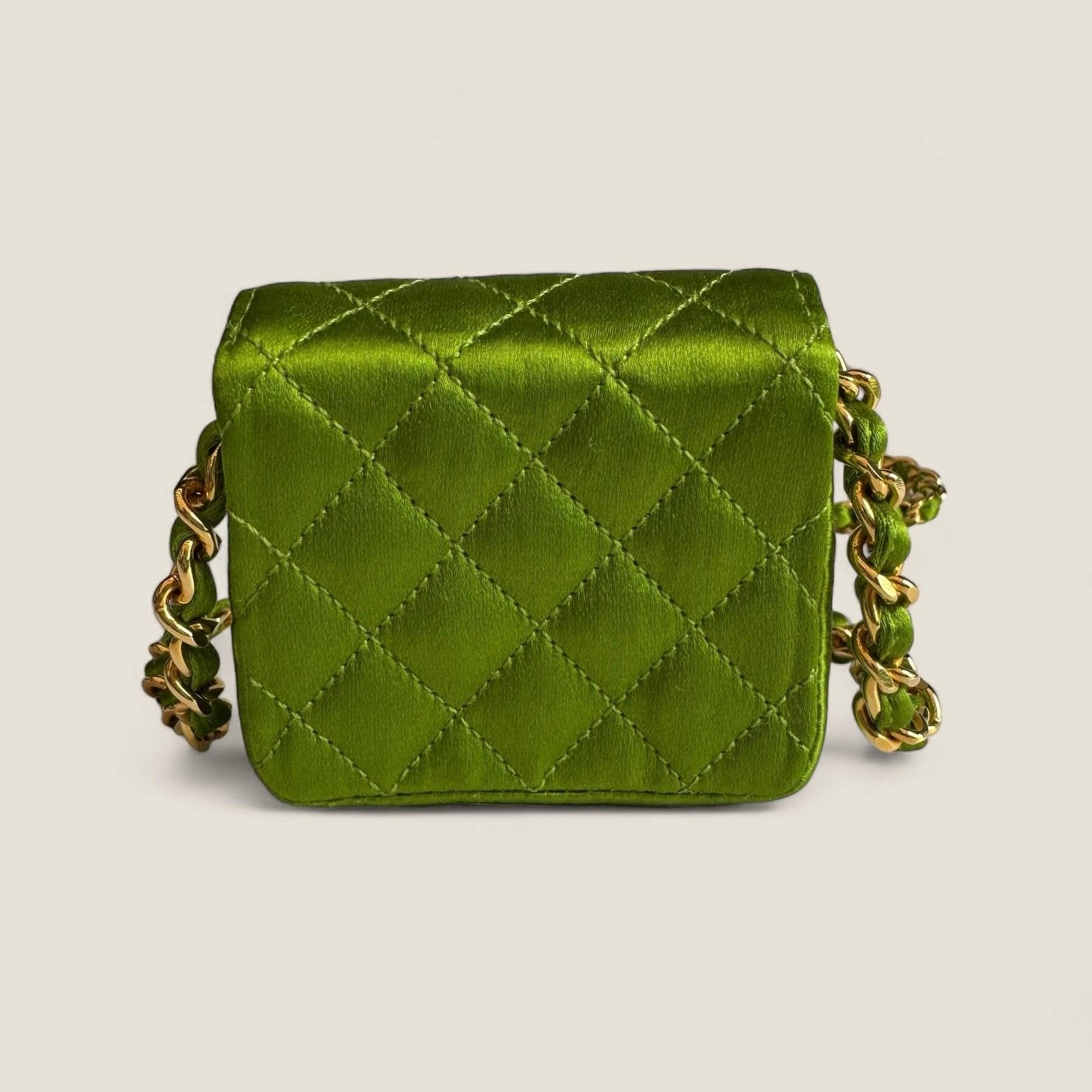 Chanel 1990 micro classic flap shoulder bag