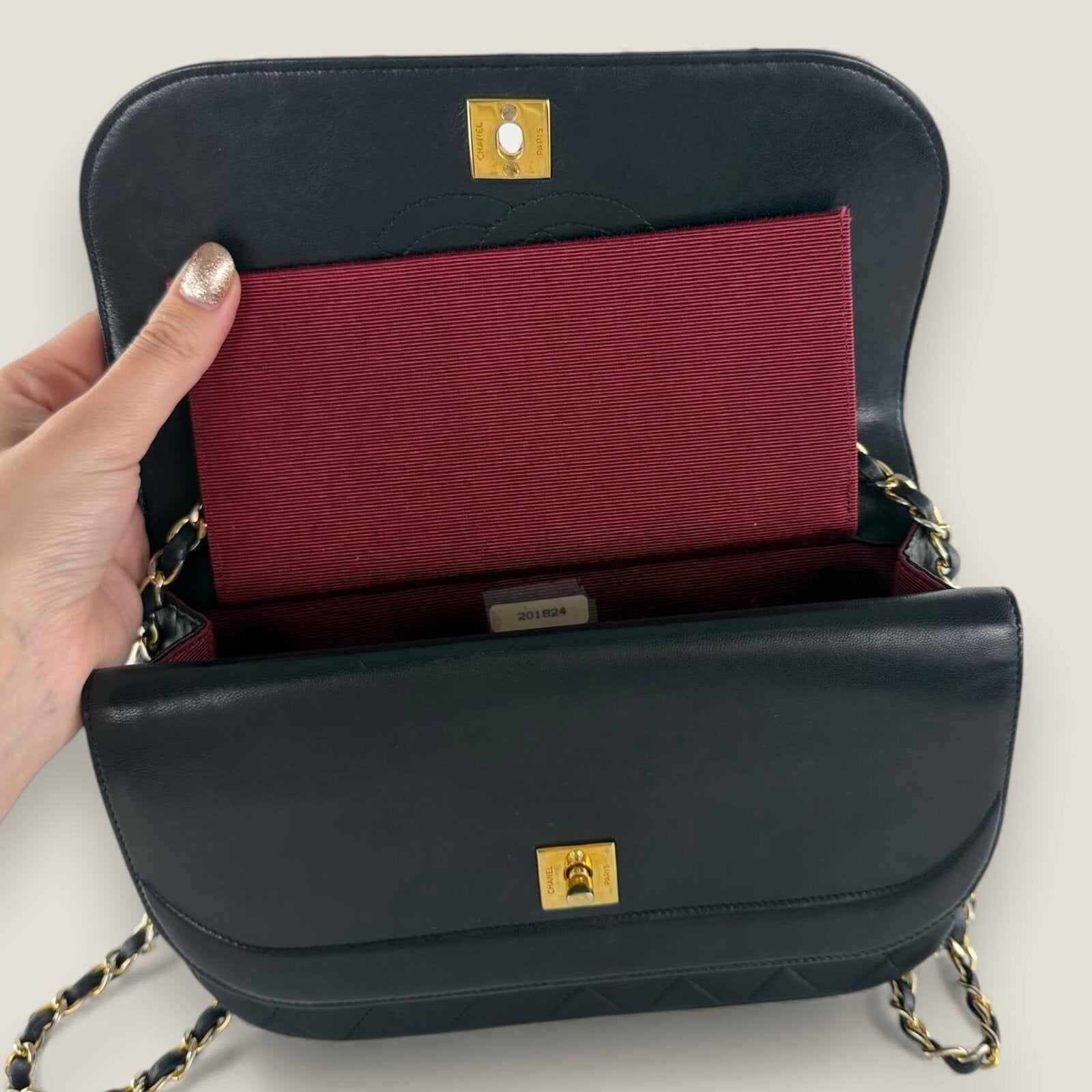 Chanel Double Flap Half Moon serial number authenticity