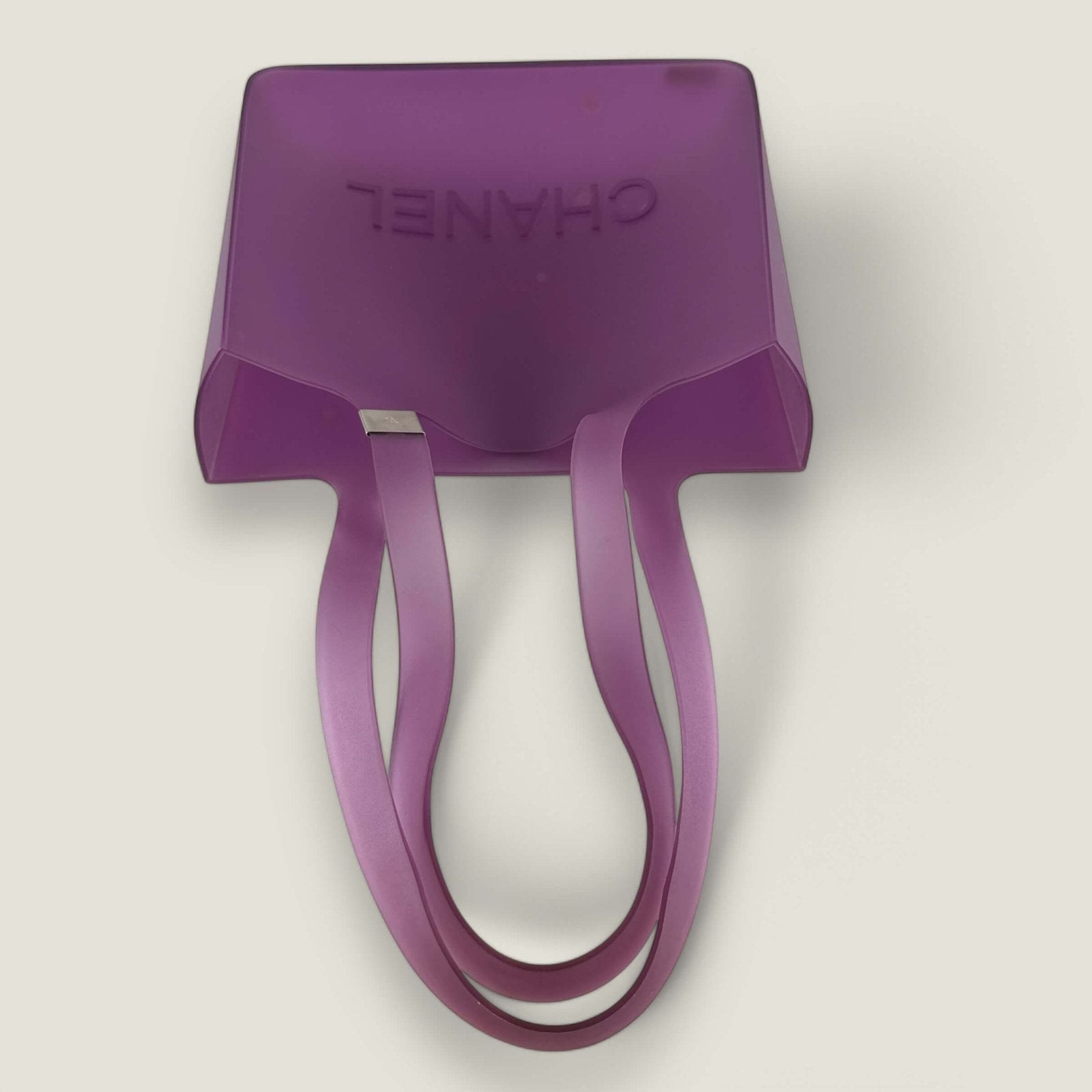 Chanel Jelly totes plastic purple