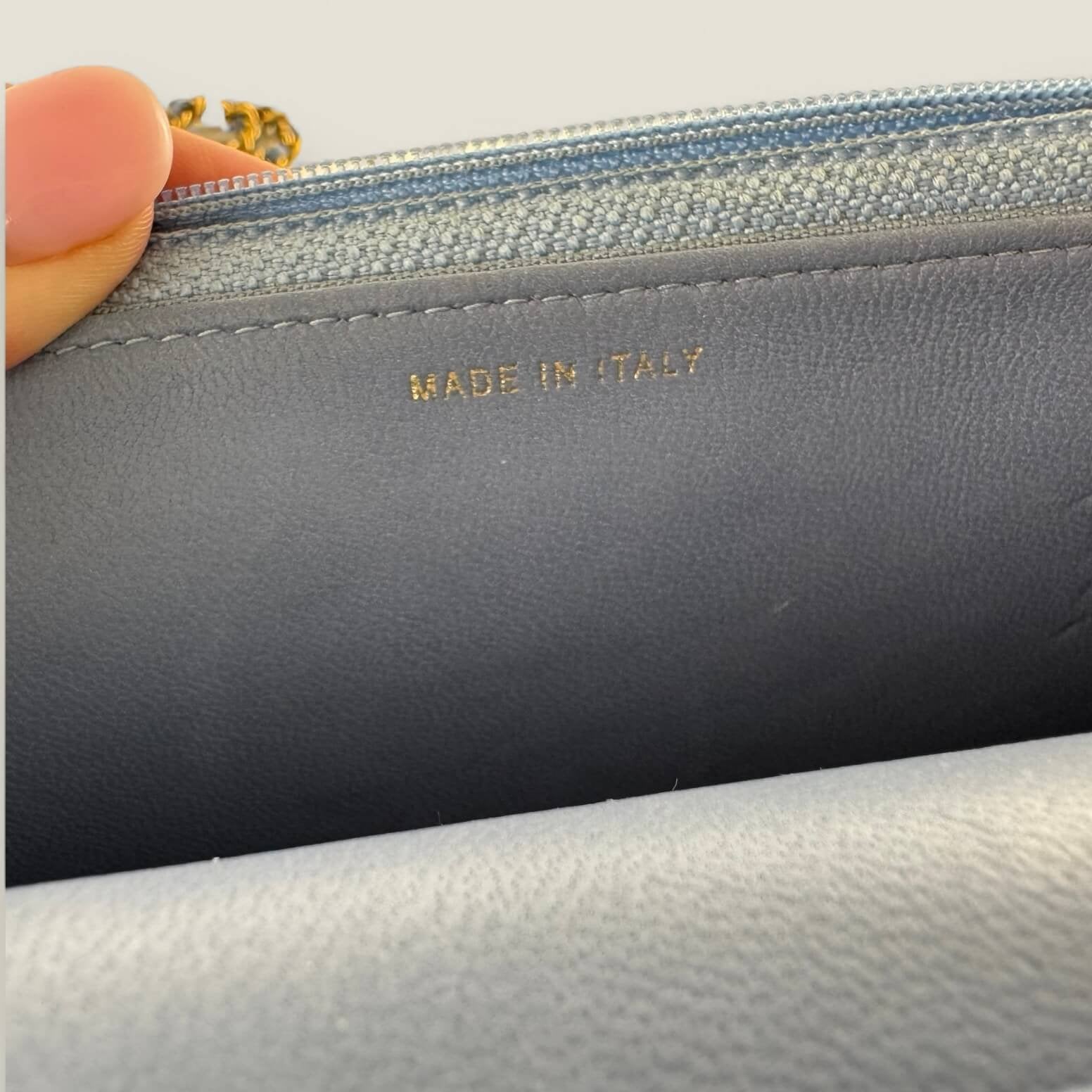Chanel WOC inside made in Italy