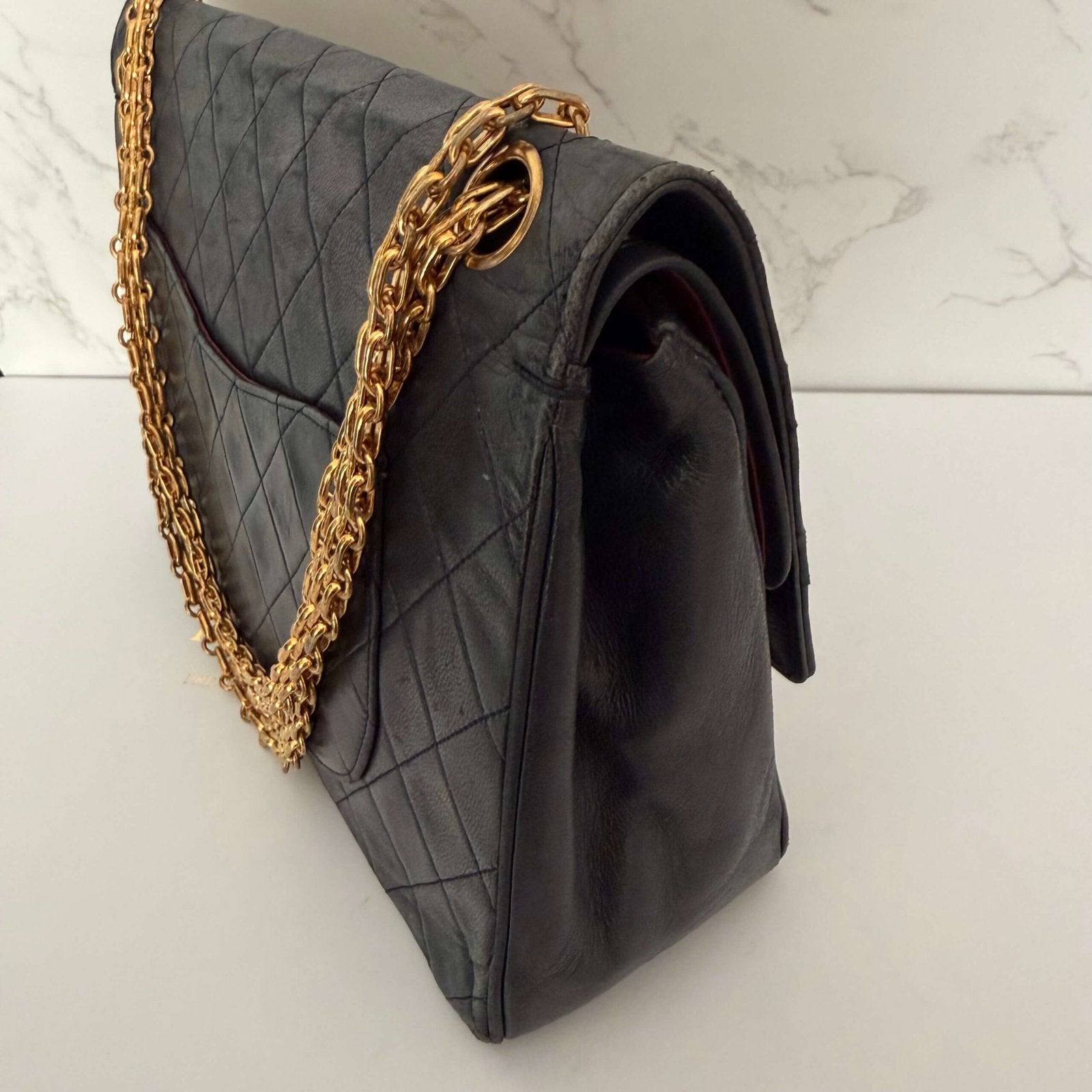 Chanel double flap medium entrupy certificaat authenticiteit