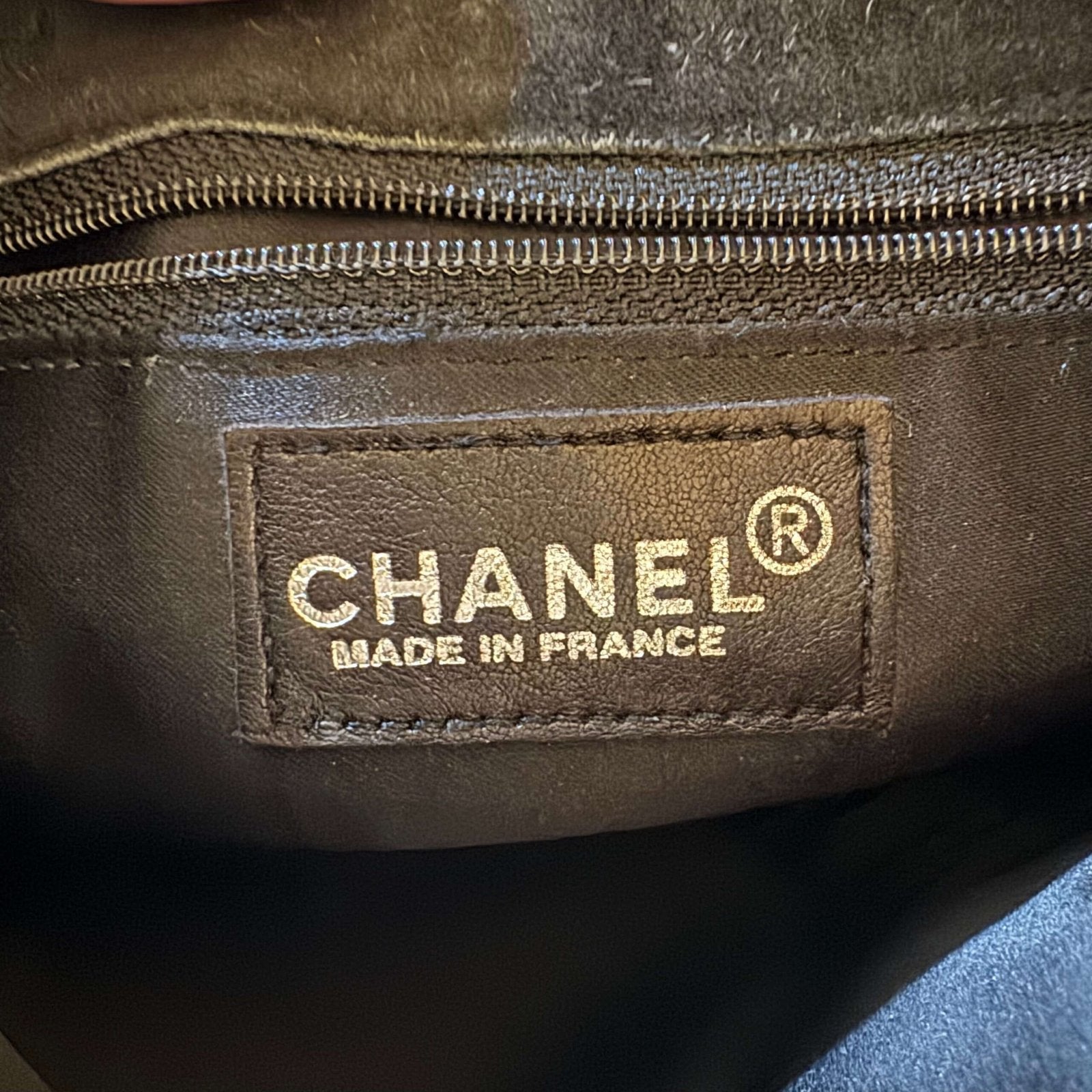 Chanel logo made in France authentic designer bag