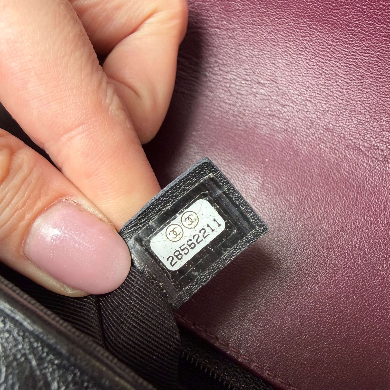 Authentic Chanel bag serial number 2019