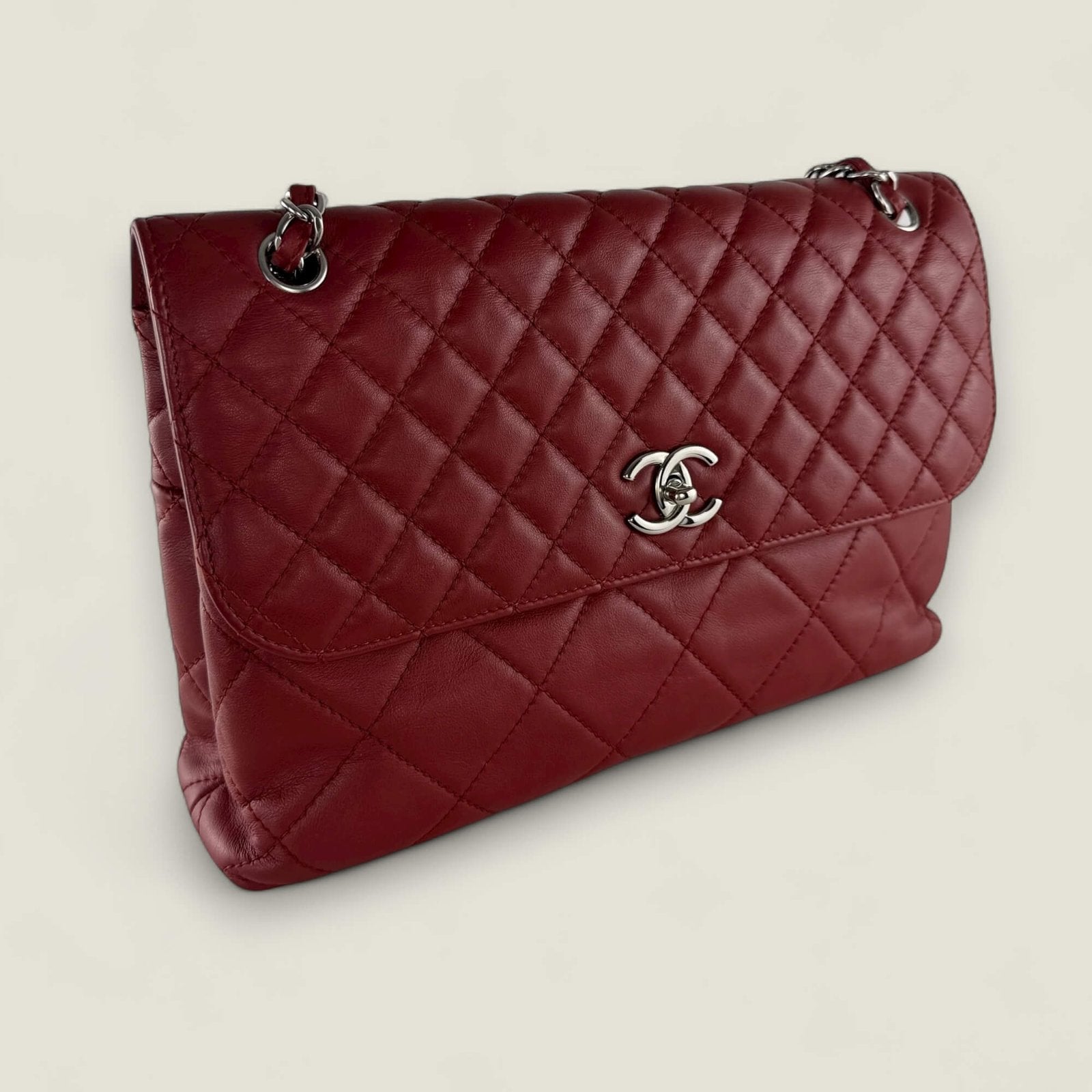 Chanel tas tweedehands rood