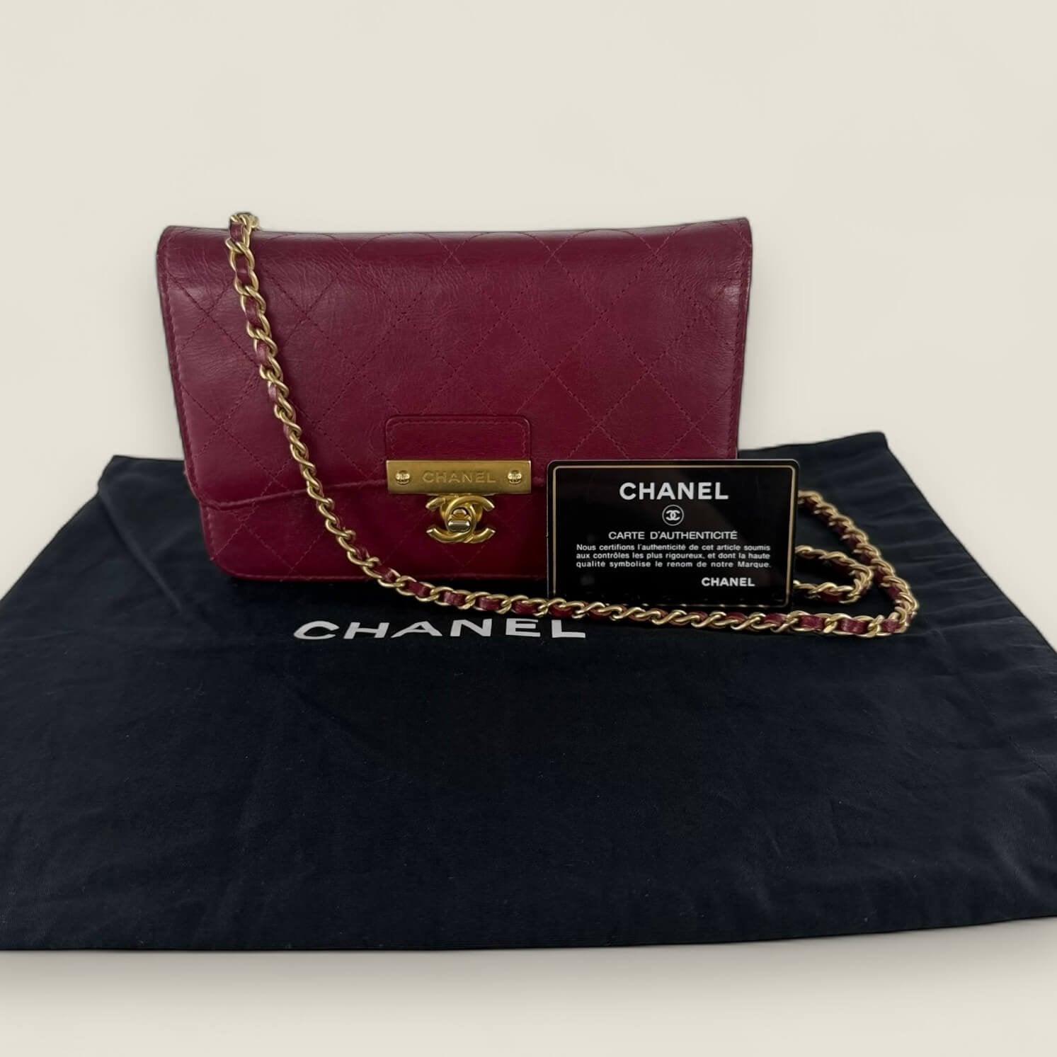 Chanel wallet on chain tweedehands