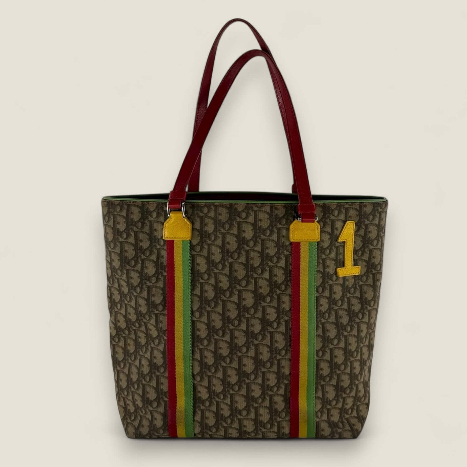 Christian Dior Rasta Tote Bag 2004 ontworpen door John Galliano