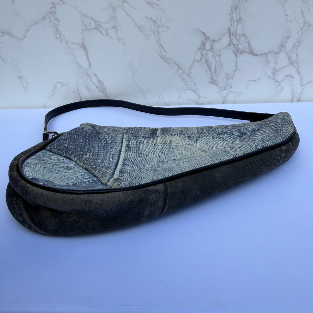 Christian Dior Saddle Bag Denim Speedway – 2000s
