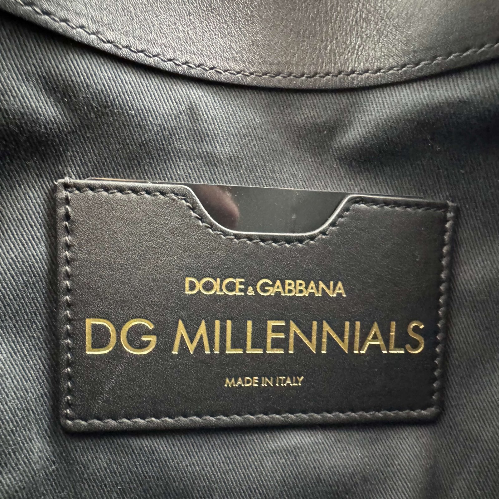 Dolce & Gabbana DG Millennials bag black leather pre-owned