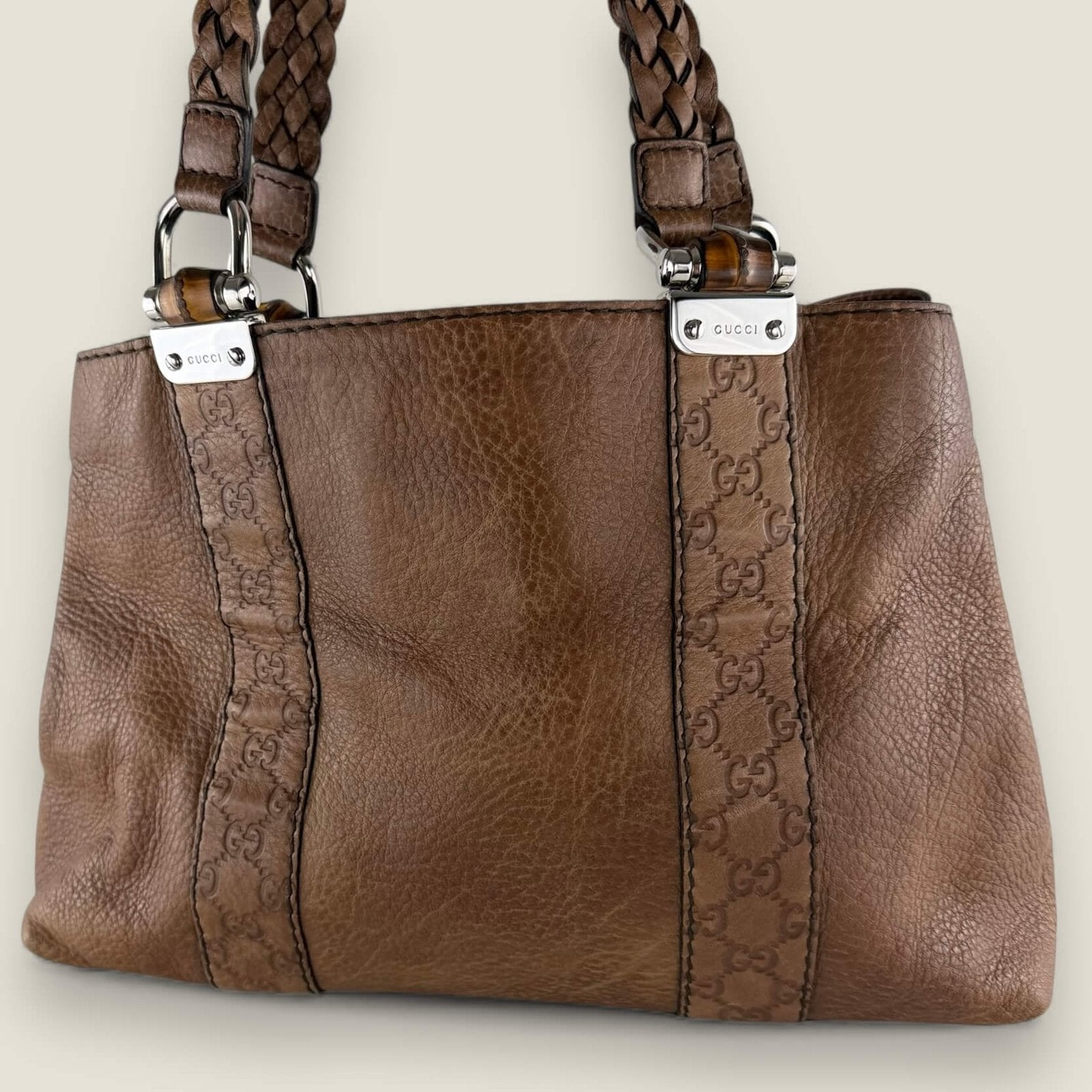 Gucci bamboo libeccio handbag vintage