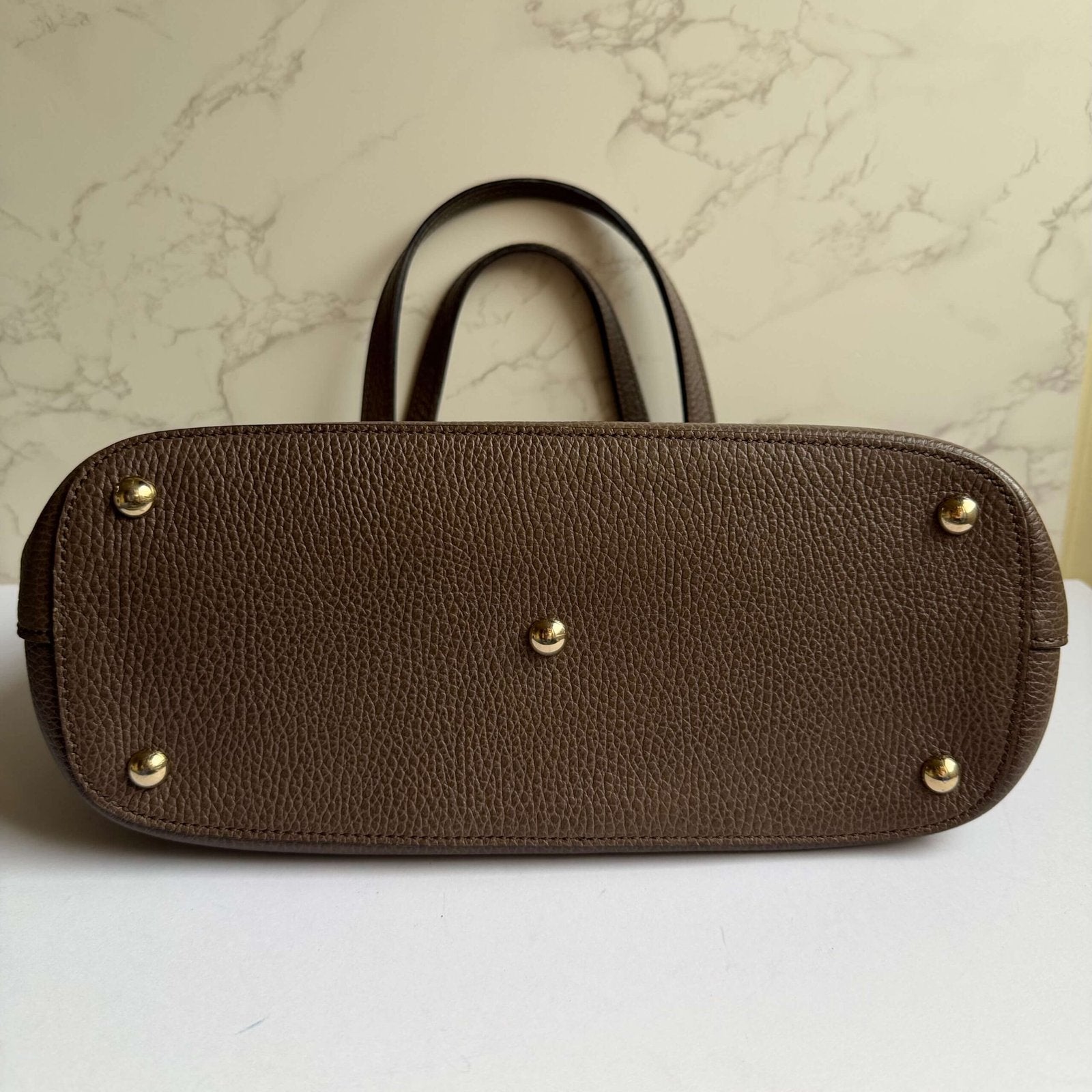 Gucci designer tote bag leer