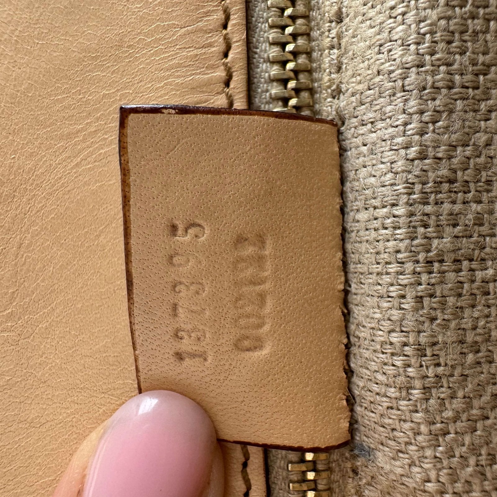 Gucci serial number authentic pre-owned bag