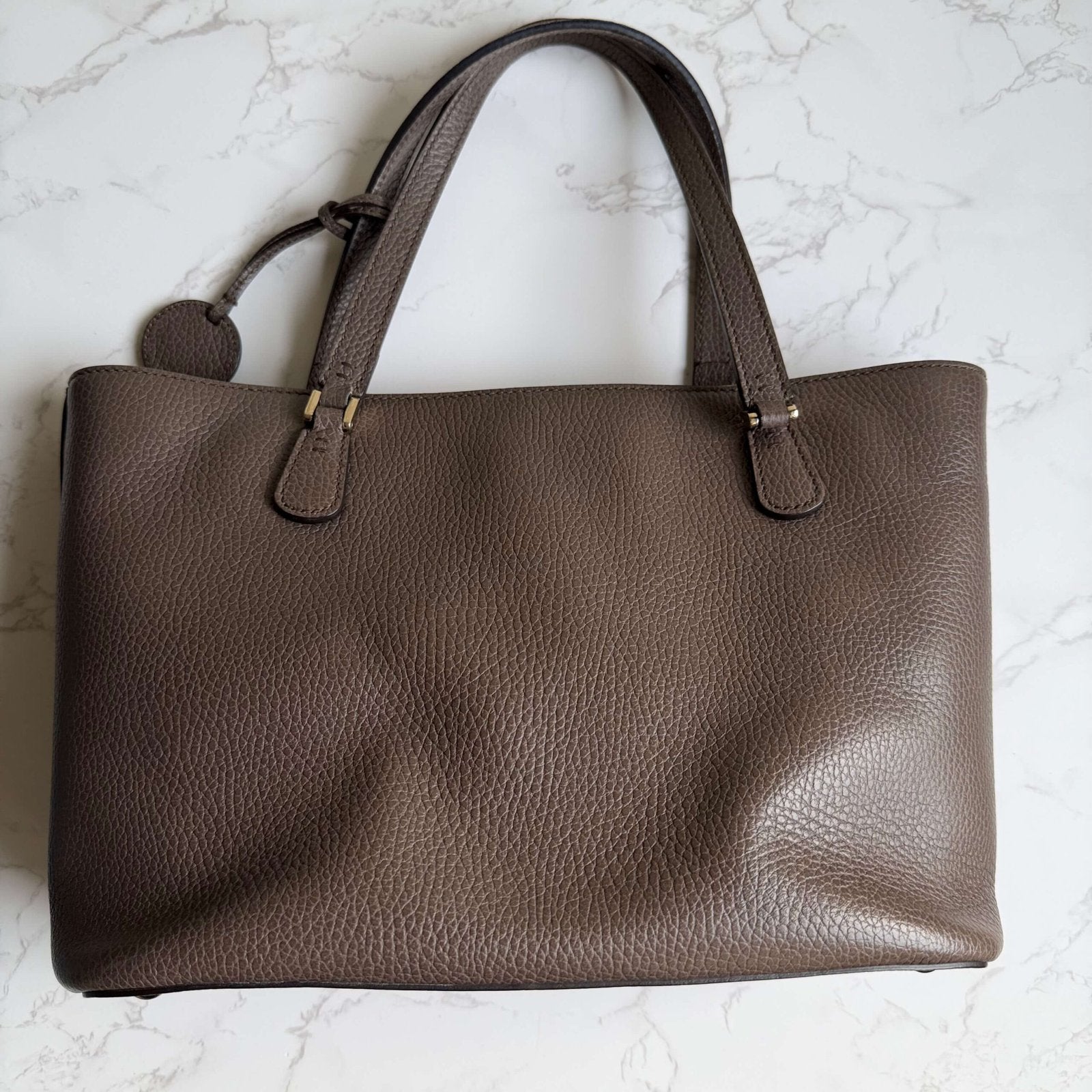 Gucci tas tweedehands bruin leer