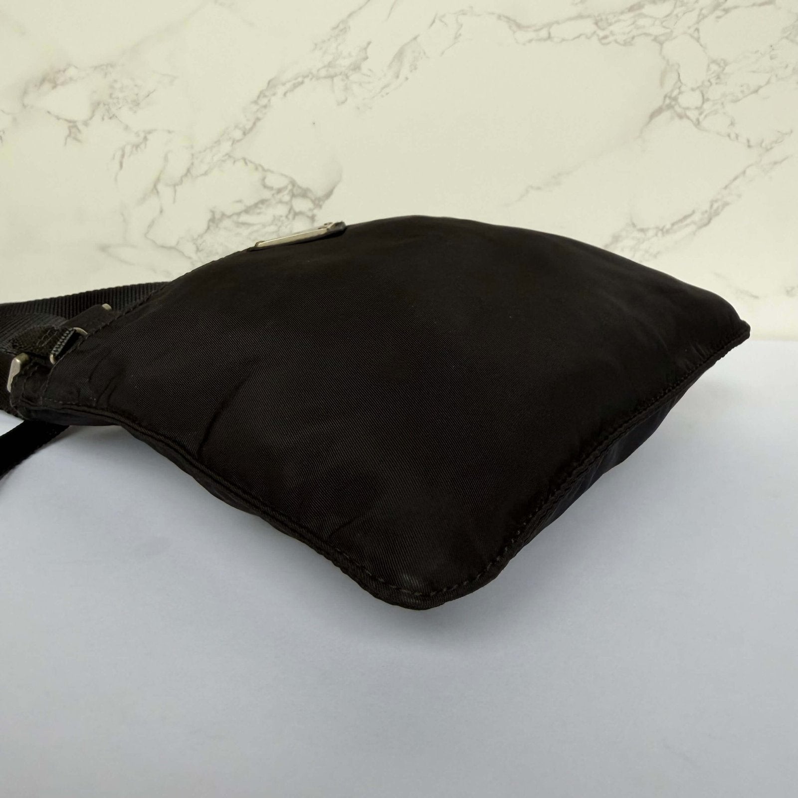 Corners authentic Prada nylon black shoulder bag