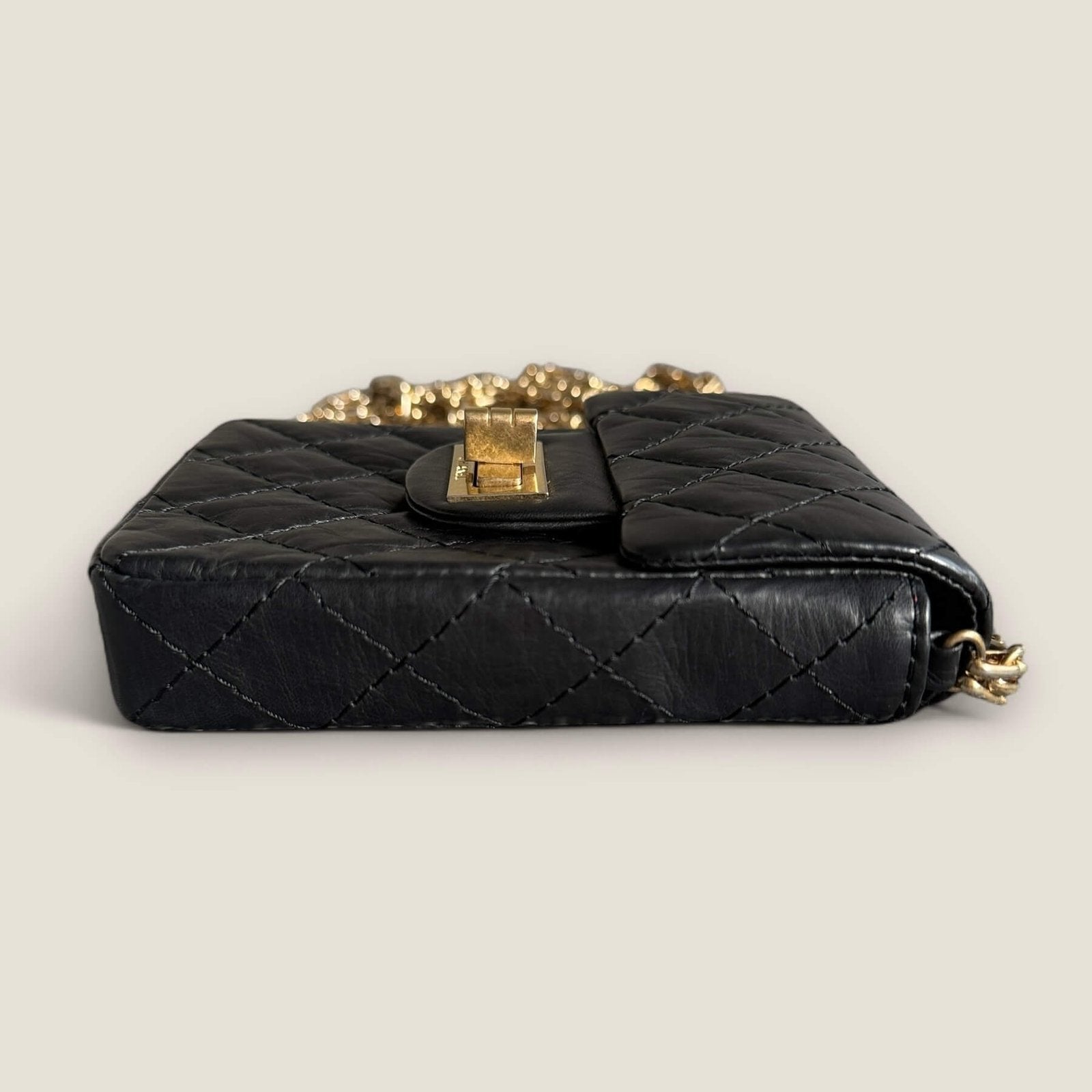 Classic preloved Chanel mini shoulder bag