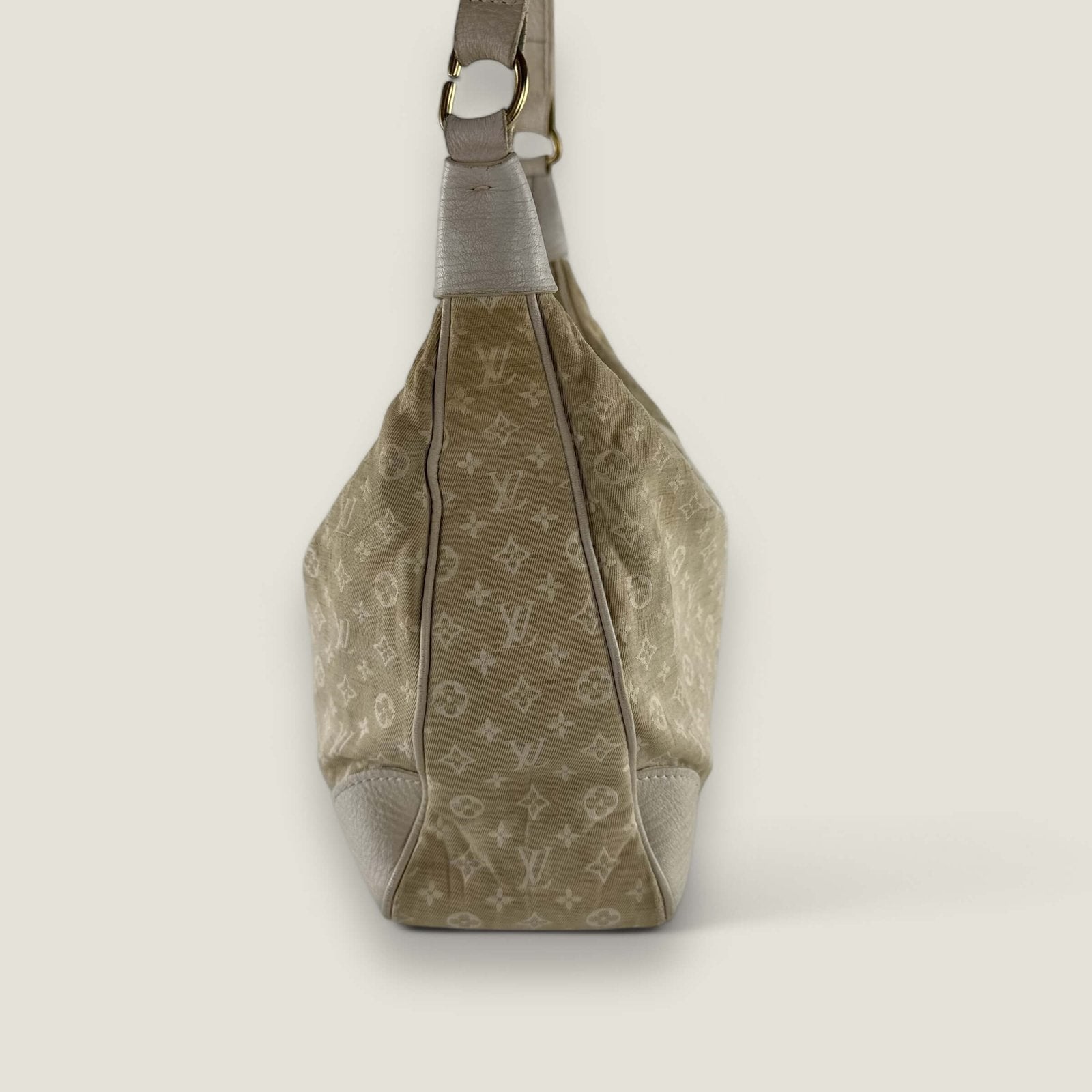 Louis Vuitton Boulogne mini Lin Dune 30 tweedehands