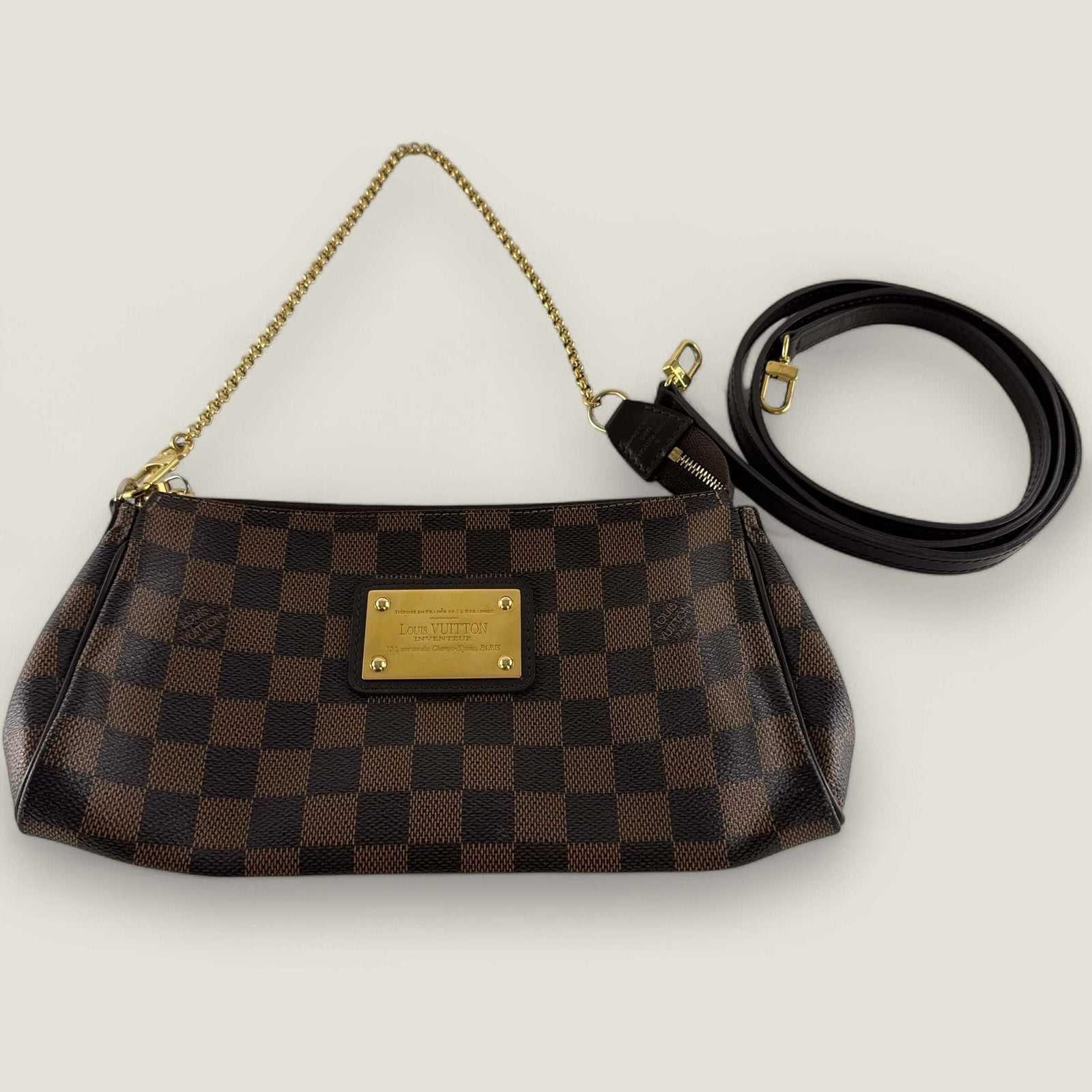 Louis Vuitton Eva clutch met schouderriem en originele dustbag