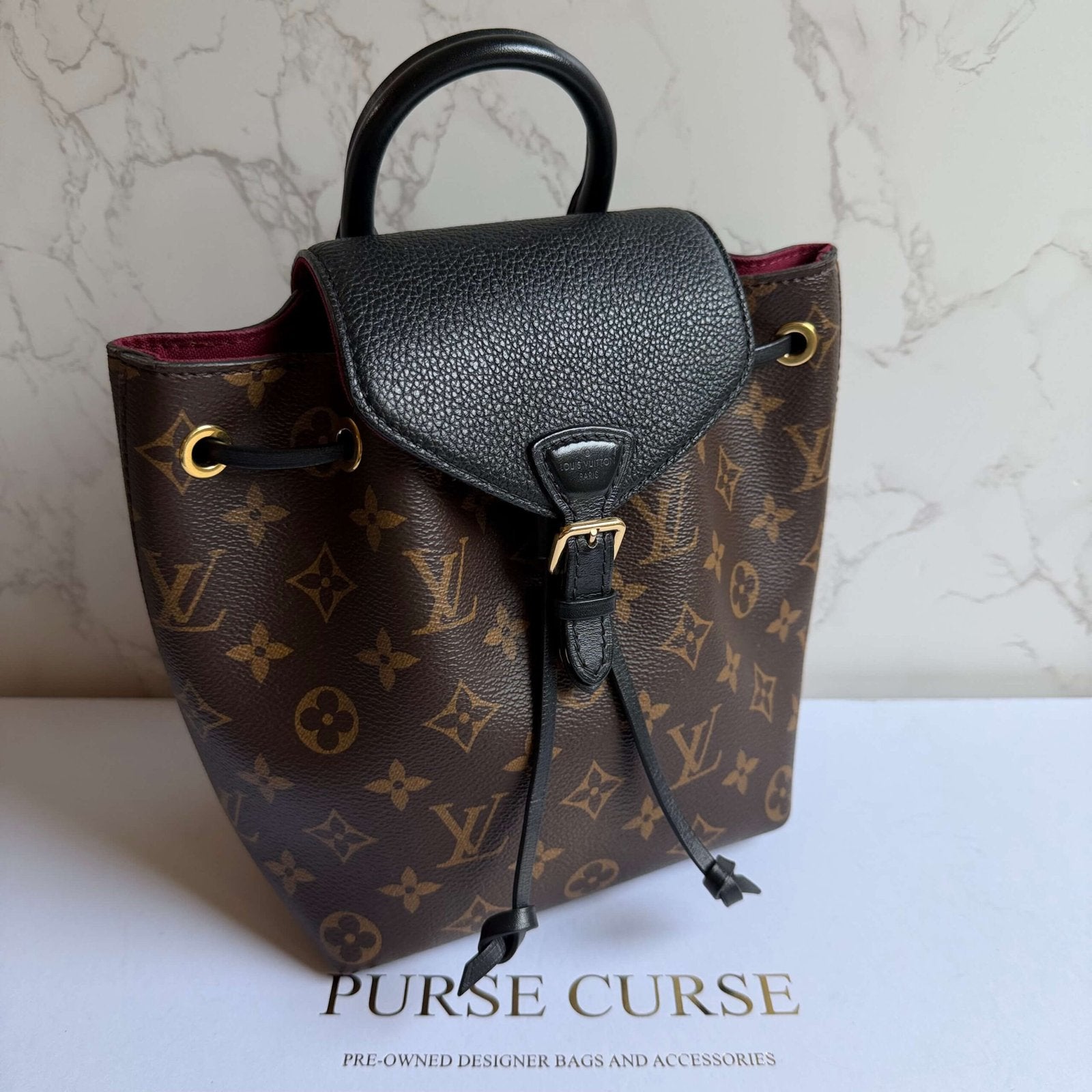 Louis Vuitton Montsouris BB monogram canvas backpack