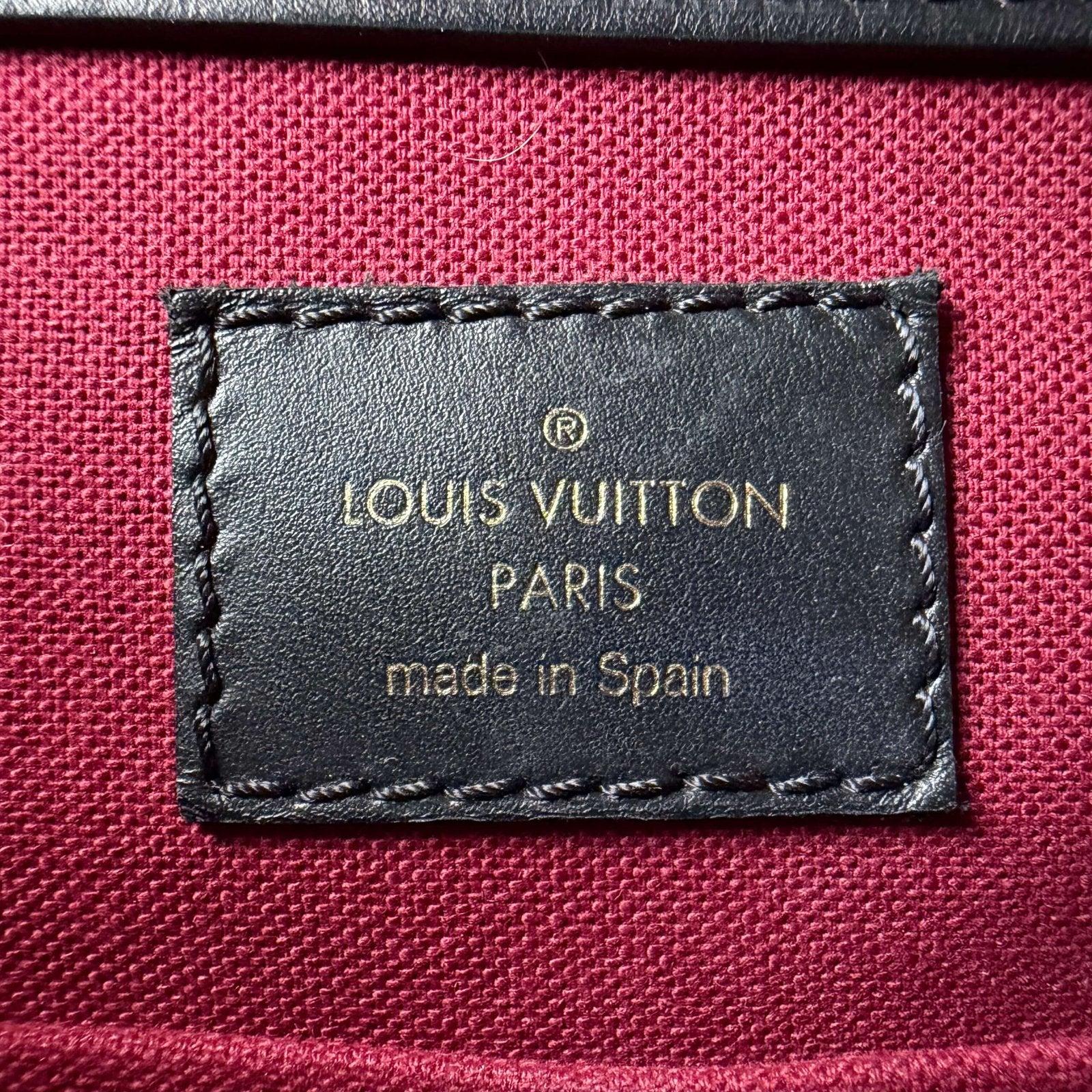Louis Vuitton Montsouris BB backpack detail monogram