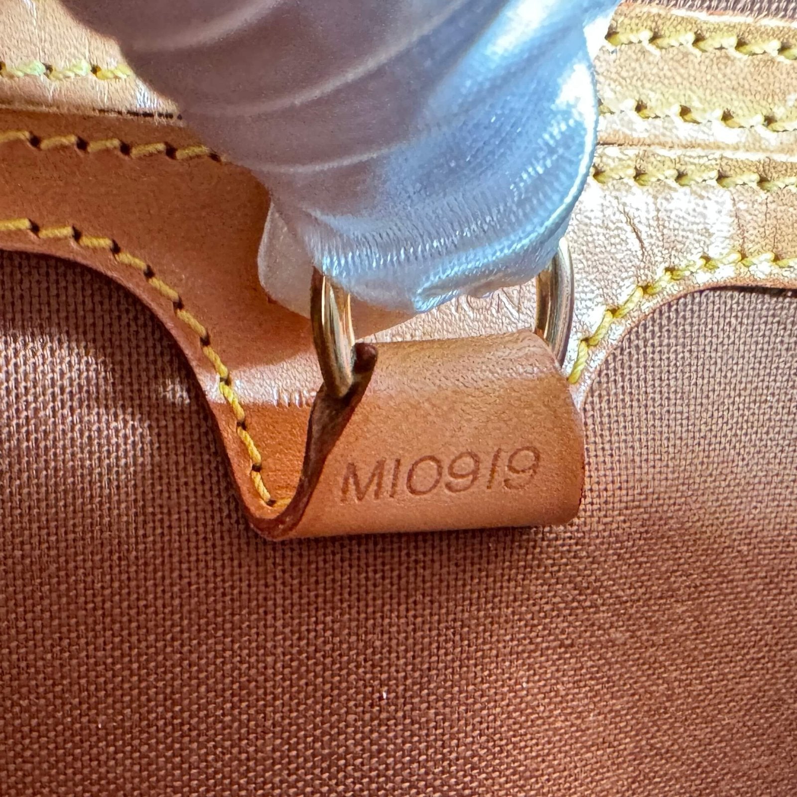 Louis Vuitton date code stamp 1999