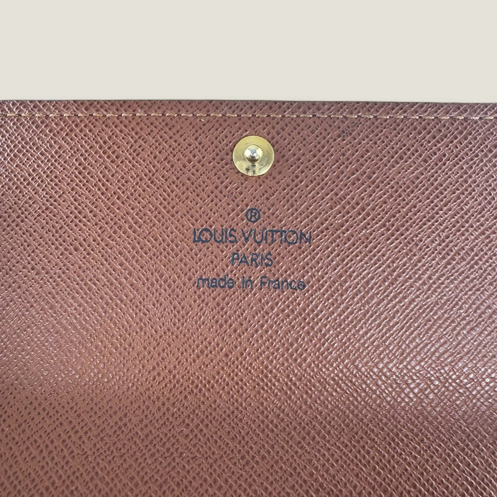 Louis Vuitton wallet brown monogram canvas