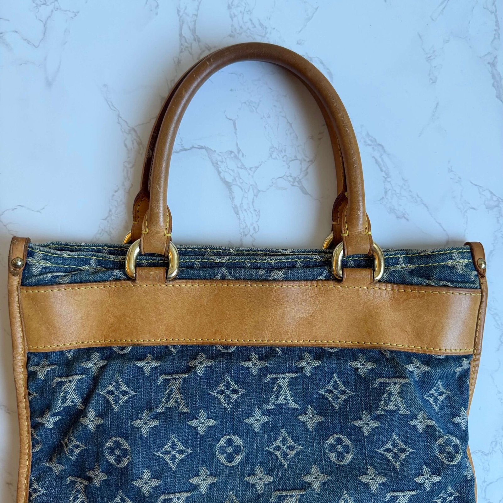 Louis Vuitton sac plat gouden hardware