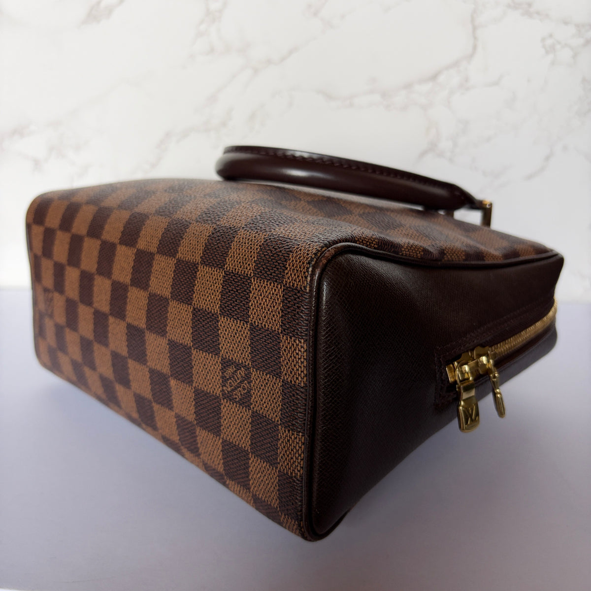 Louis Vuitton damier ebene Brera gebruikerssporen