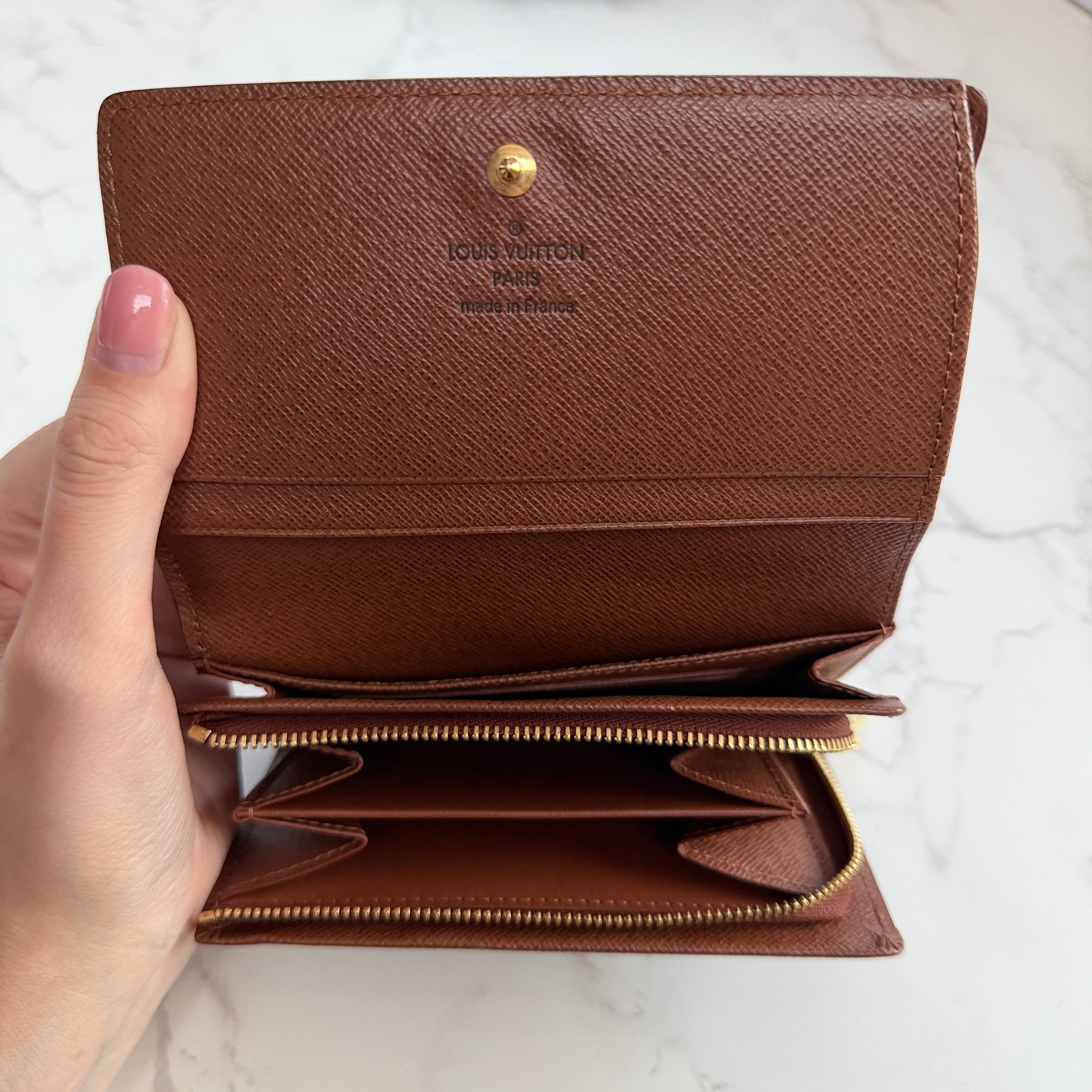 Louis Vuitton portemonnee Entrupy certificaat
