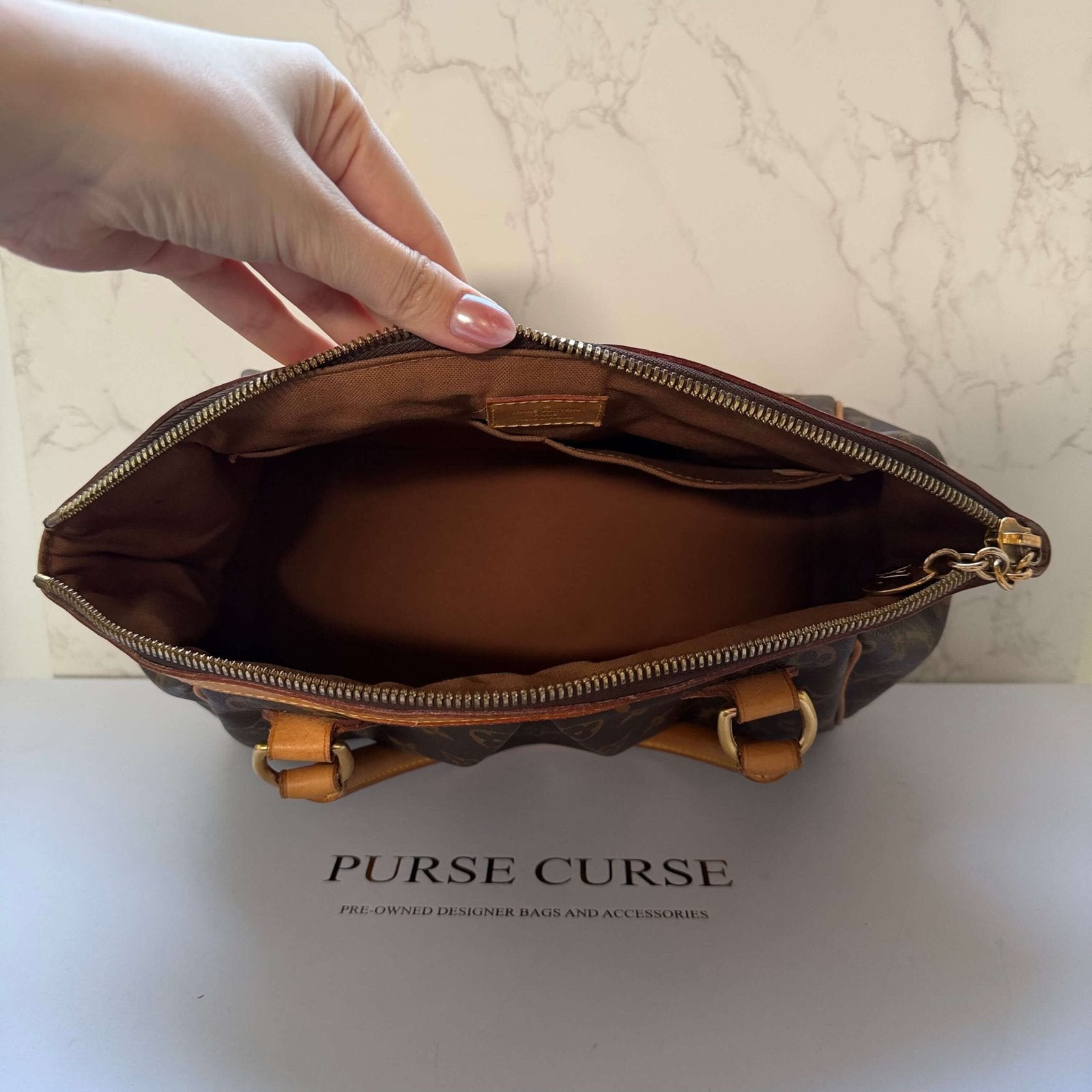 Original Louis Vuitton bag interior