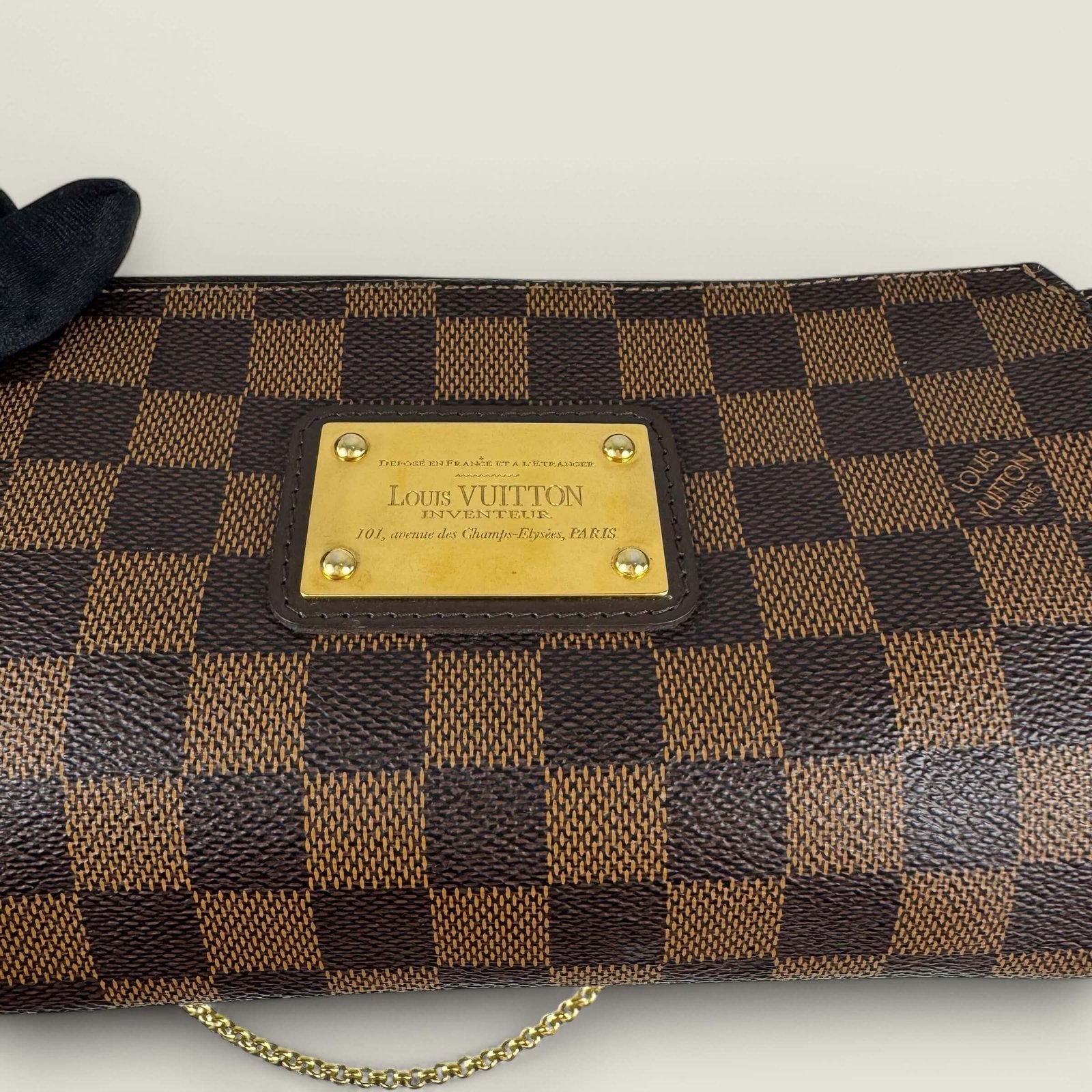 Pre-owned Louis Vuitton Eva Damier Ebene 2012