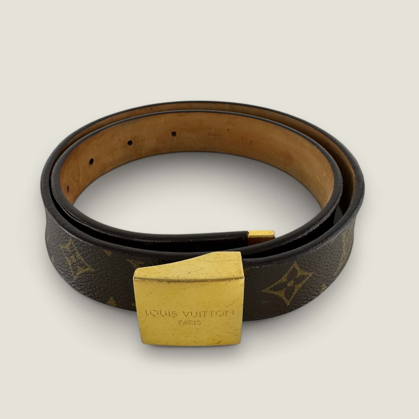 Pre-owned Louis Vuitton vintage riem monogram canvas