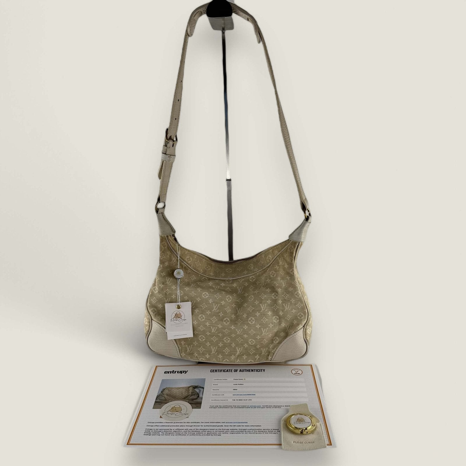 Purse Curse authentieke Louis Vuitton tas met Entrupy certificaat
