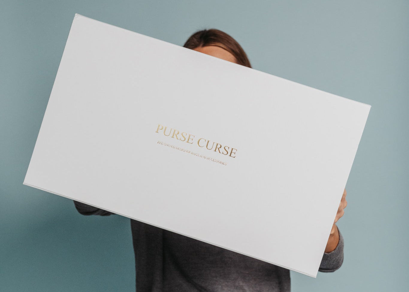 Purse Curse pre-owned designer bag magnetic box packaging
