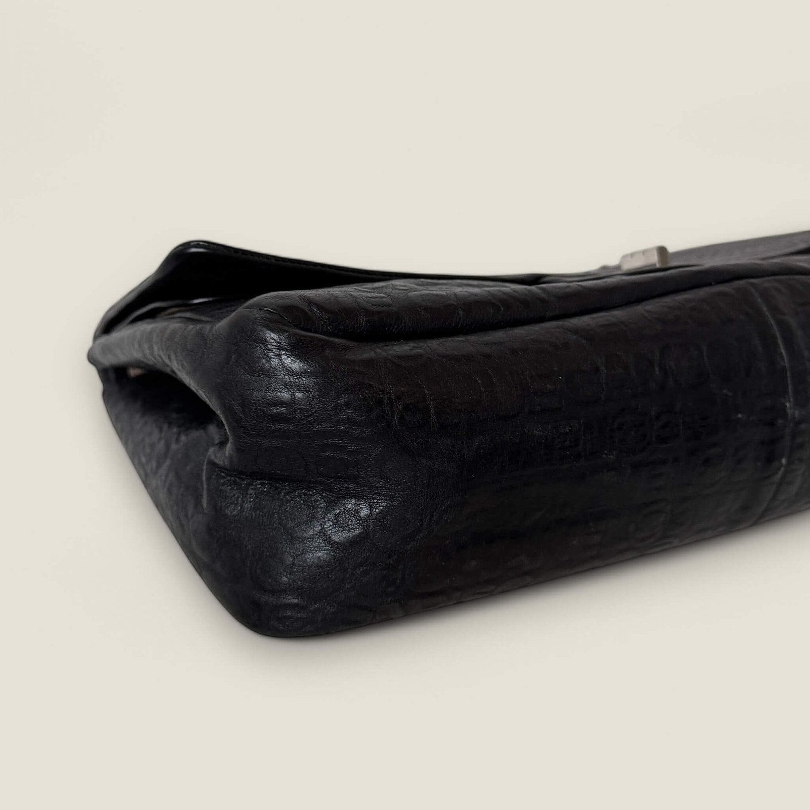Secondhand Chanel handbag 2.55 Rue Cambon leather print