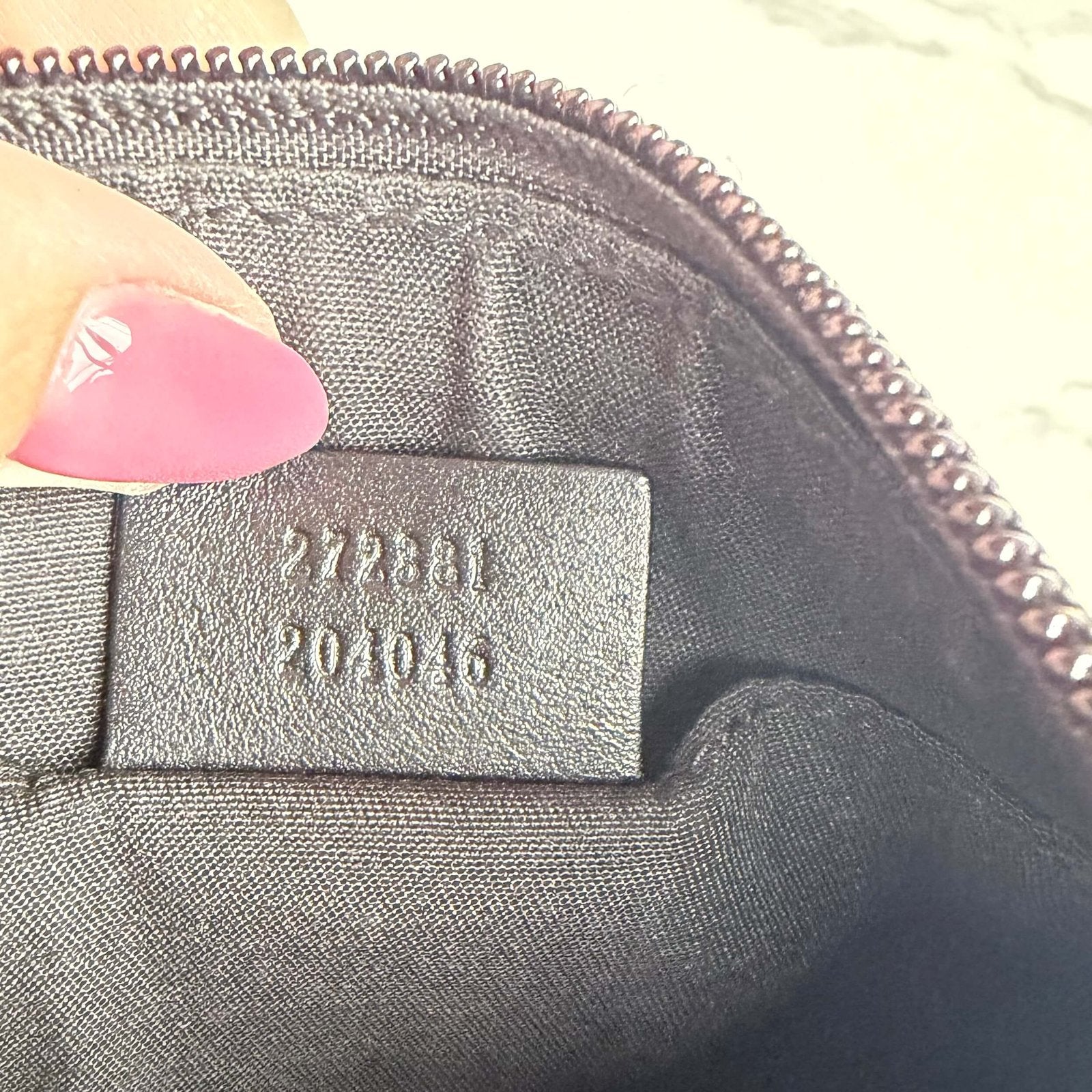 Serienummer authentieke Gucci tasje