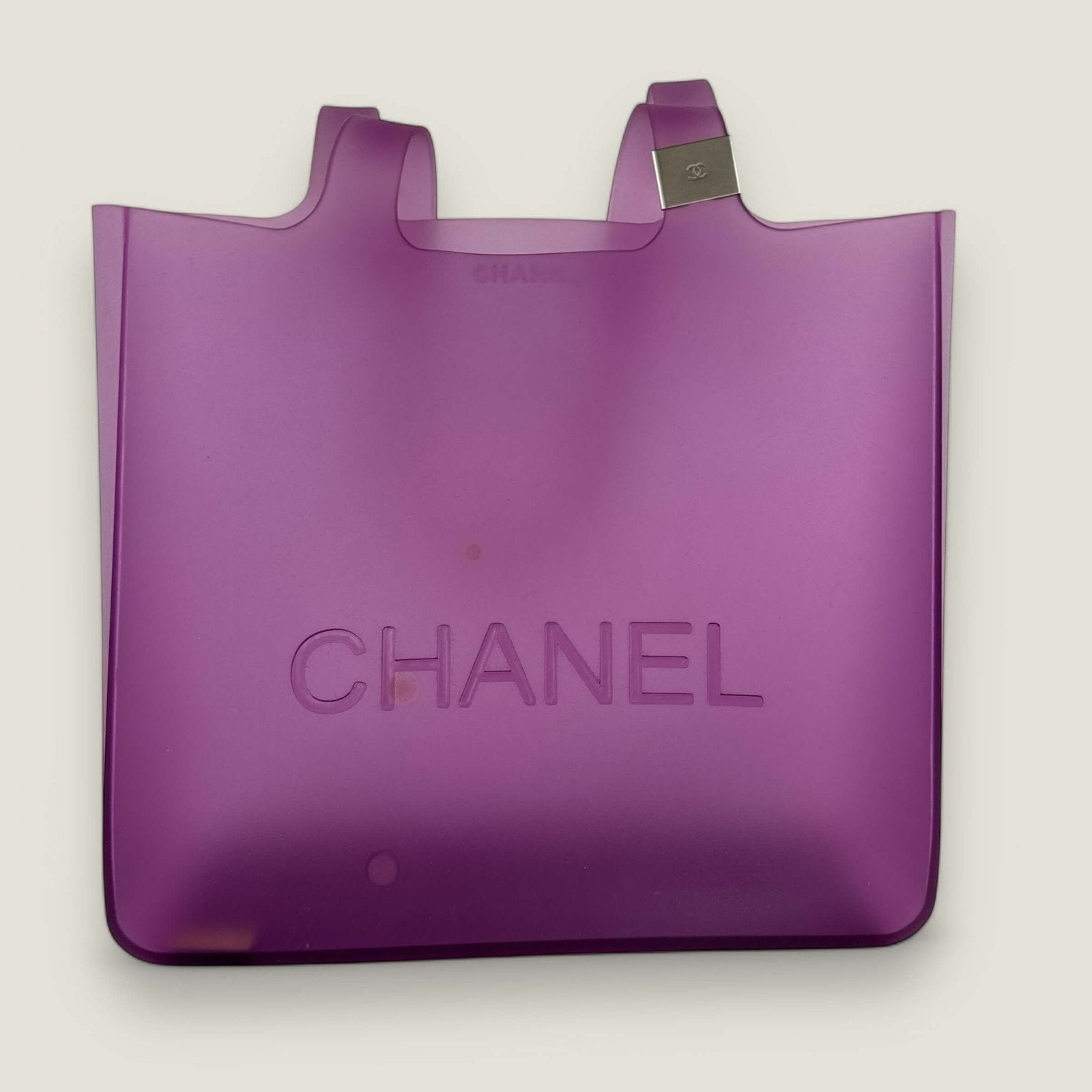 Pre-owned Chanel jelly bag purple