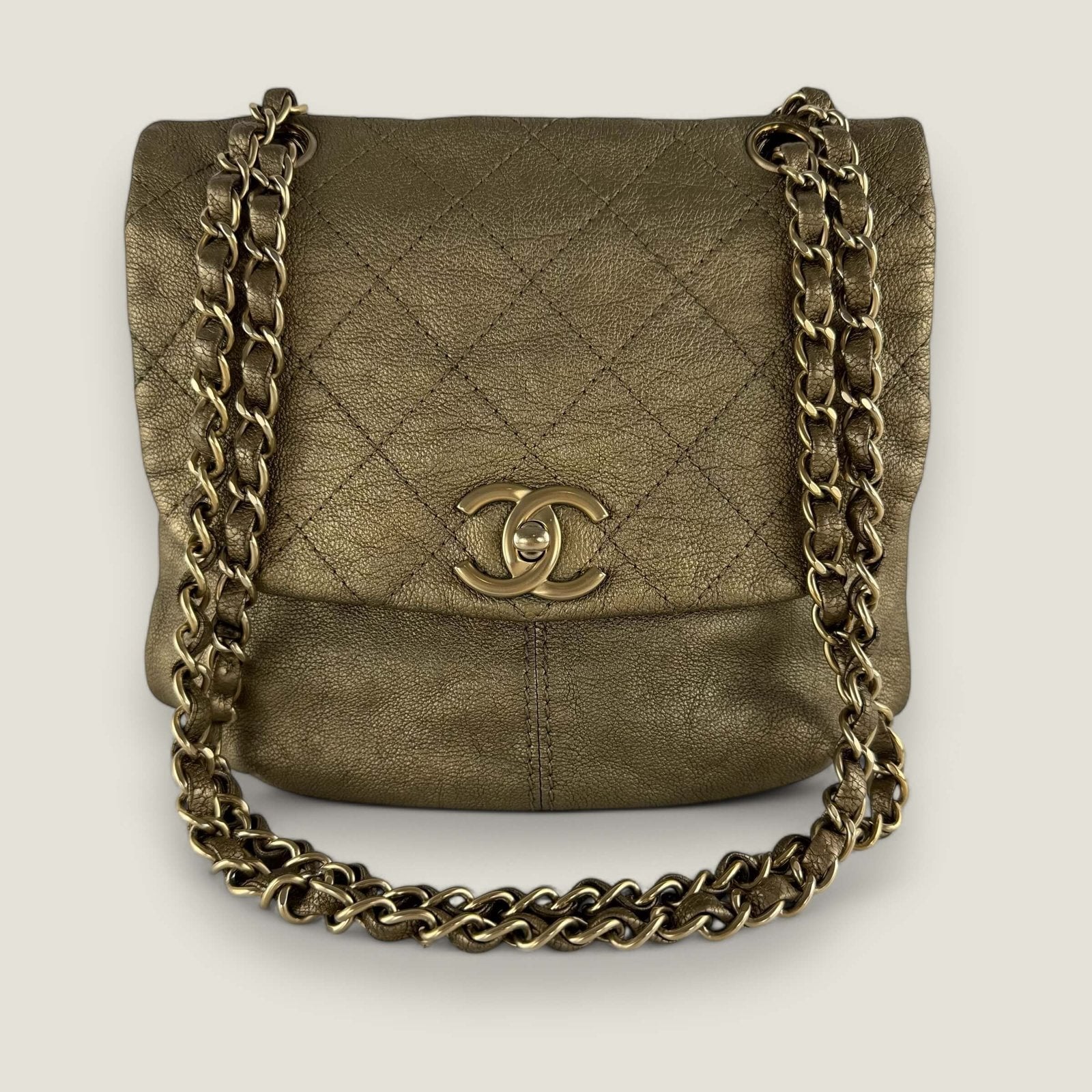 Tweedehands Chanel tas caviar leer 2012 2013