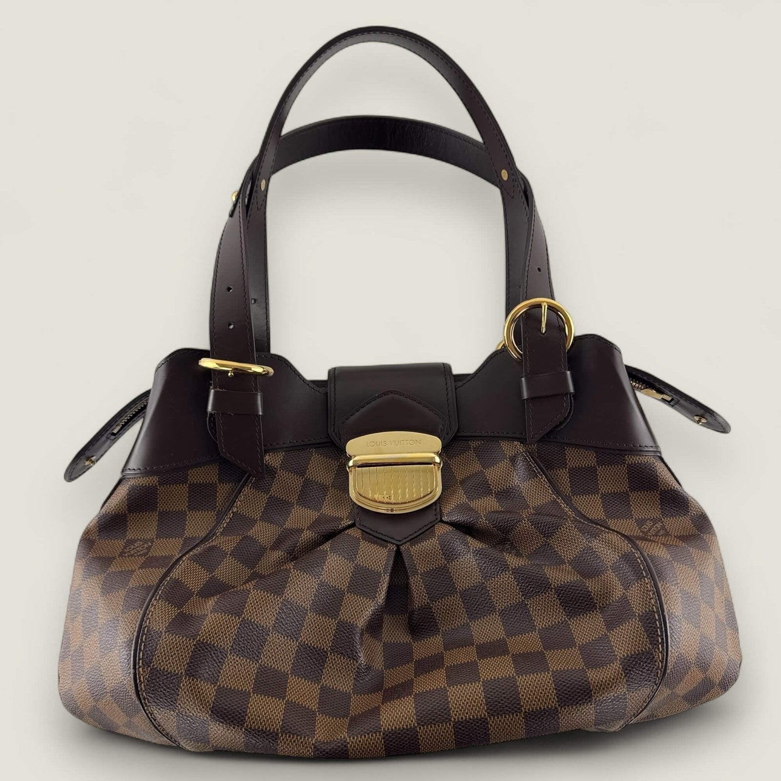 Tweedehands Louis Vuitton Sistina PM Damier designer tas Purse Curse