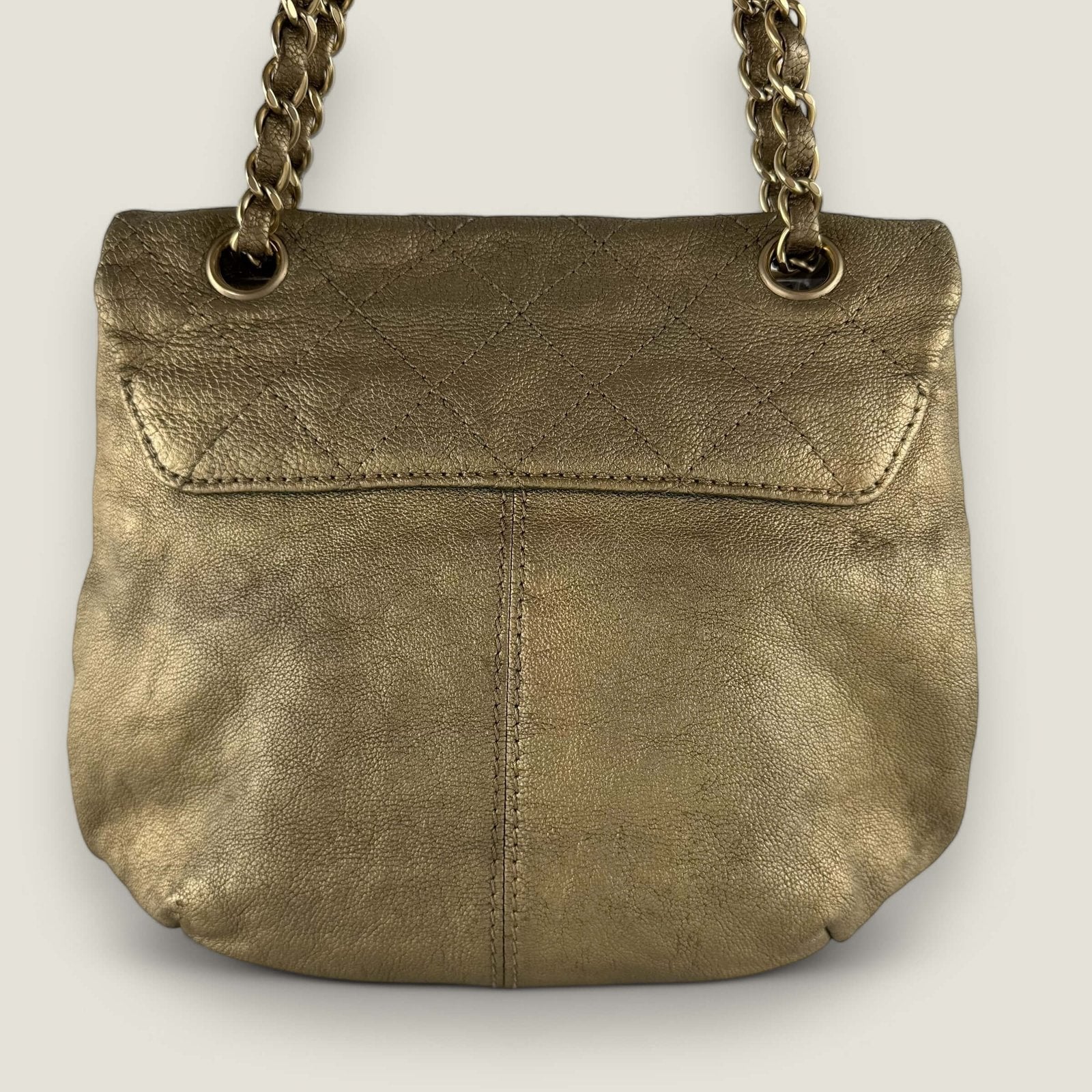 Vintage Chanel caviar leer schoudertas