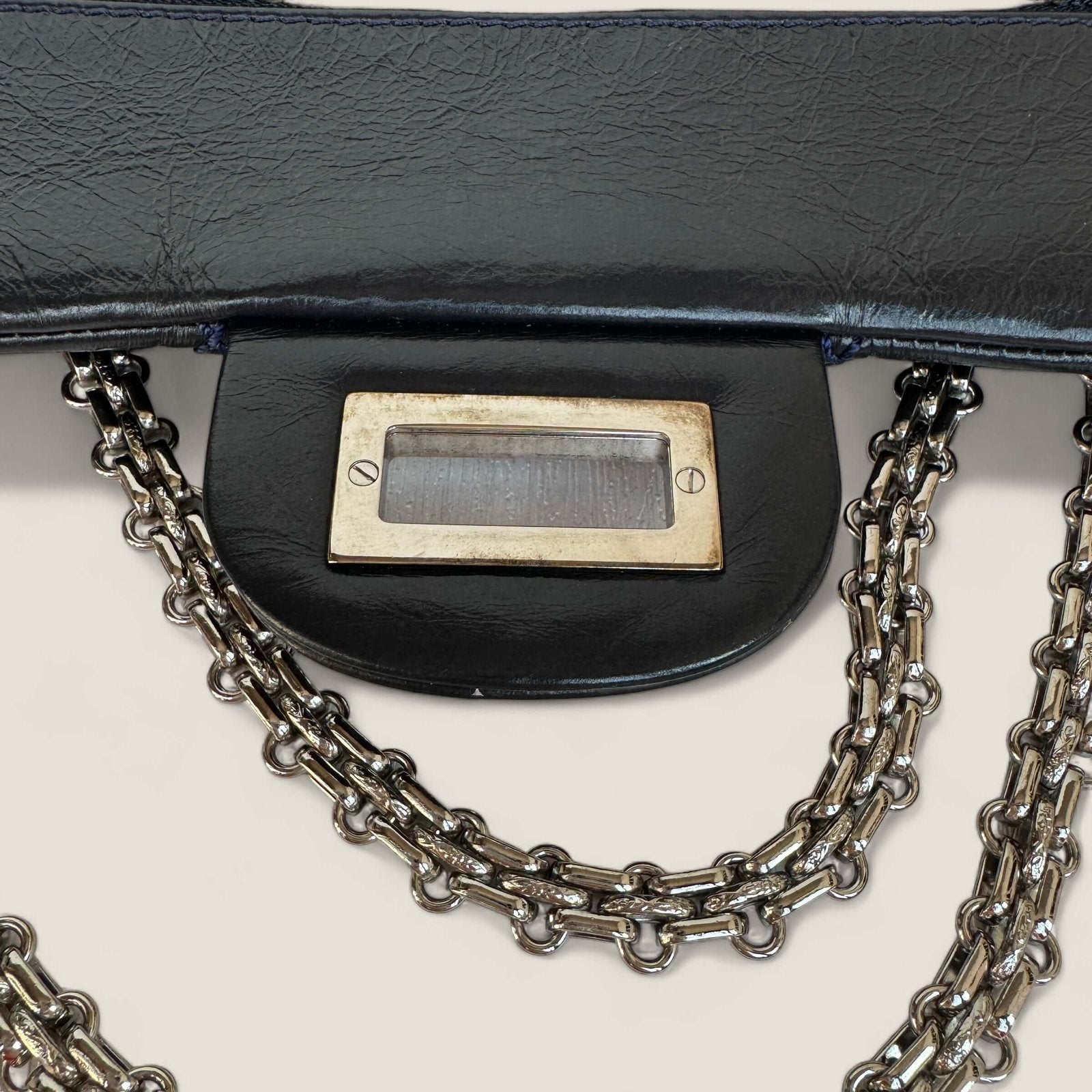 Zilveren hardware tweedehands designertas Chanel