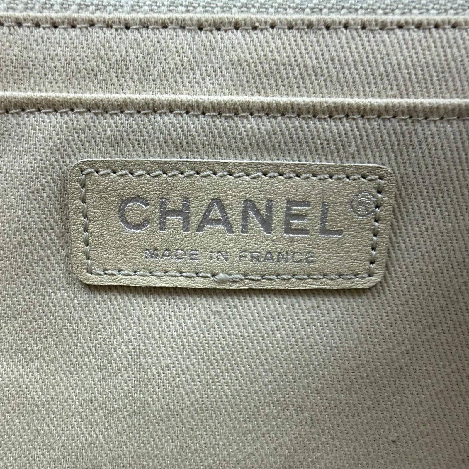 authentieke Chanel handtas binnenkant