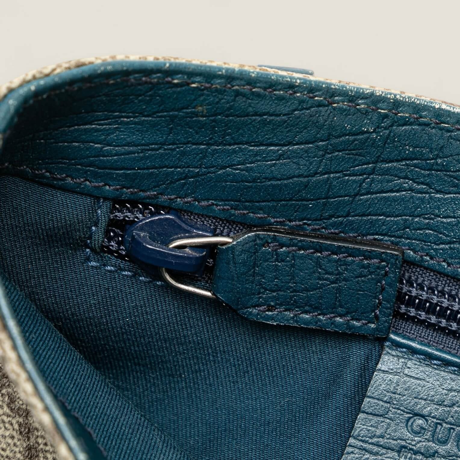 originele Gucci handtas rits detail