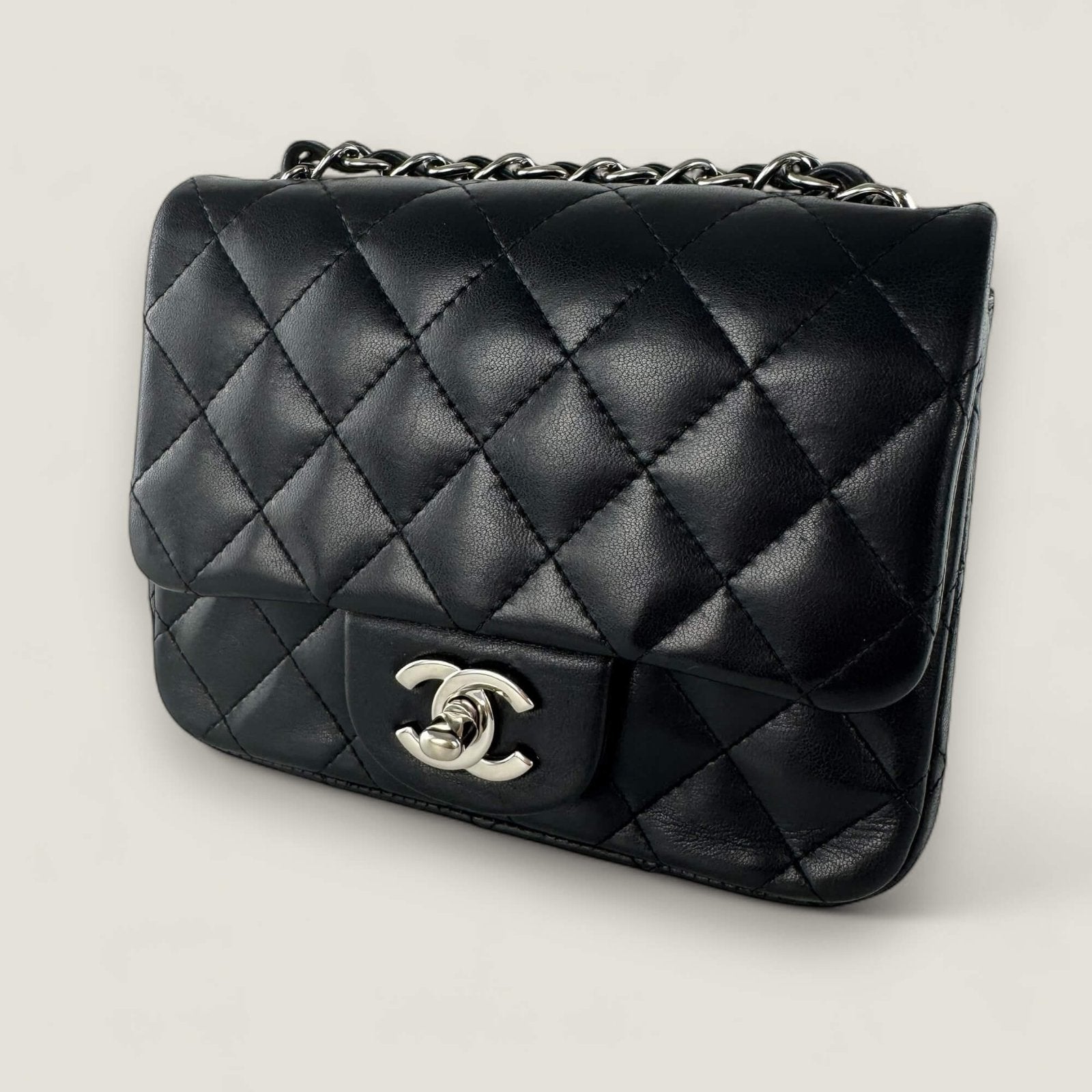 pre-owned Chanel mini flapbag