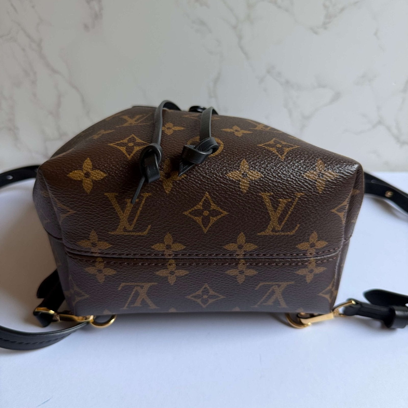 pre-owned Louis Vuitton Montsouris BB monogram backpack