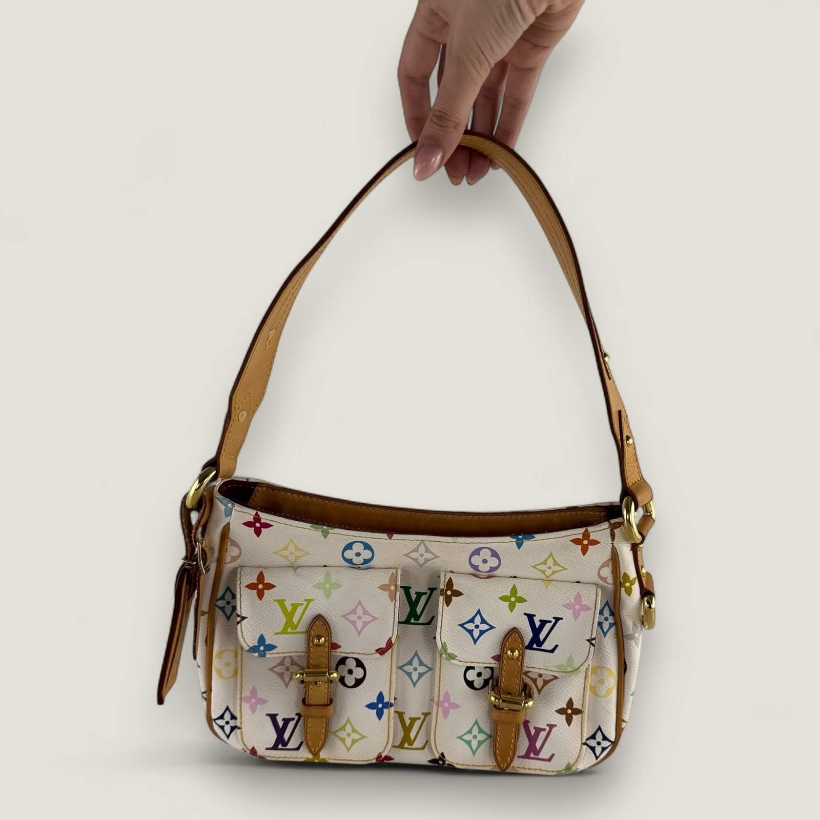 pre-owned Louis Vuitton multicolor Lodge PM